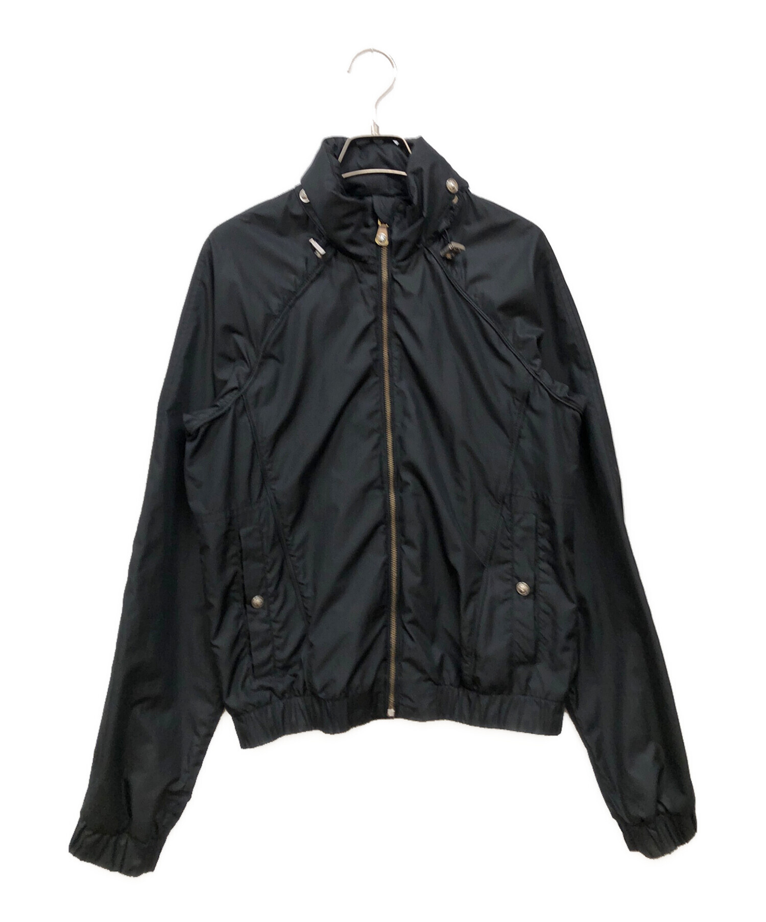 VERSACE ブラック ナイロンジャケット VERSACE ブラック ナイロンジャケット