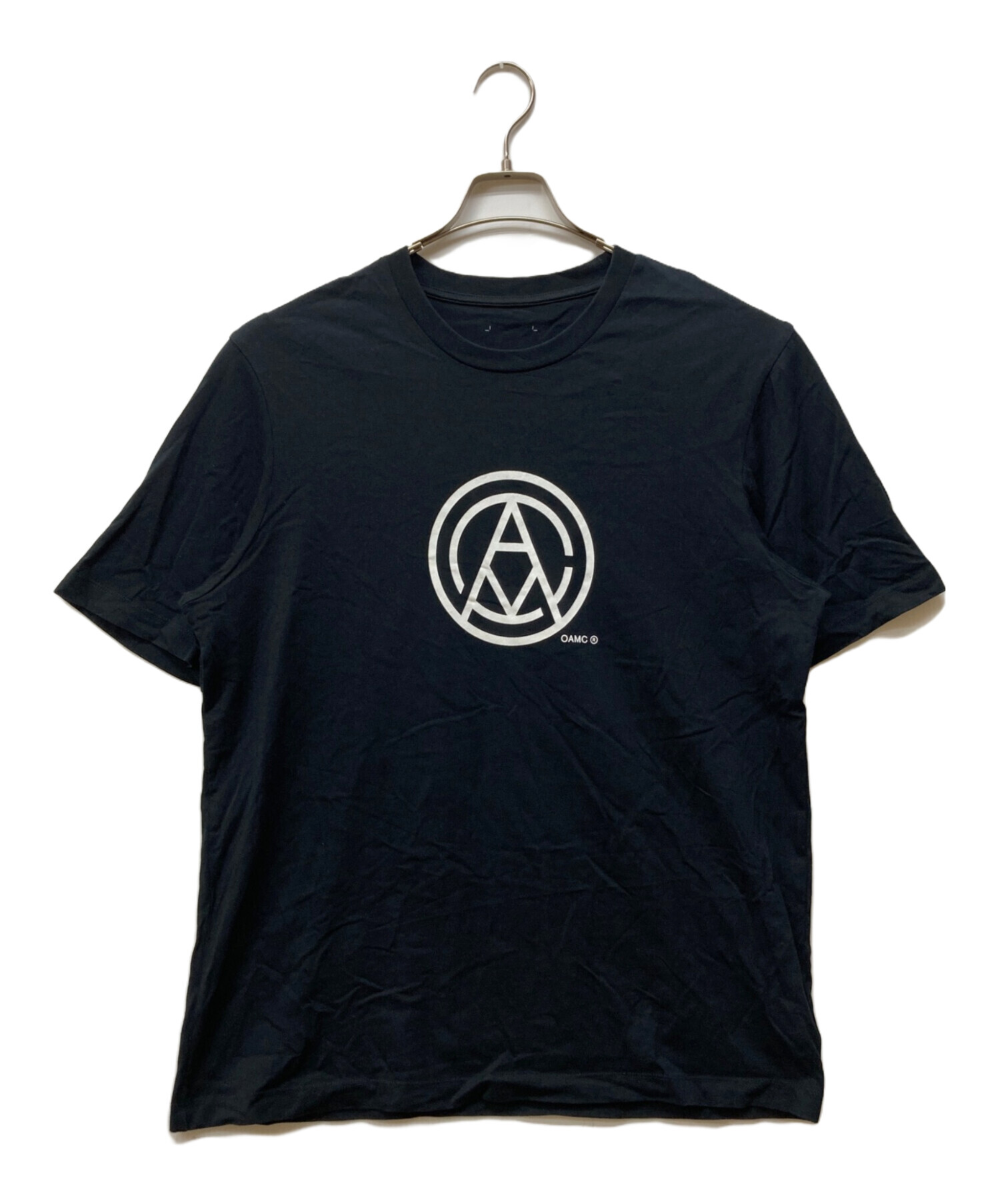 中古・古着通販】OAMC (オーエーエムシー) プリントTシャツ ブラック