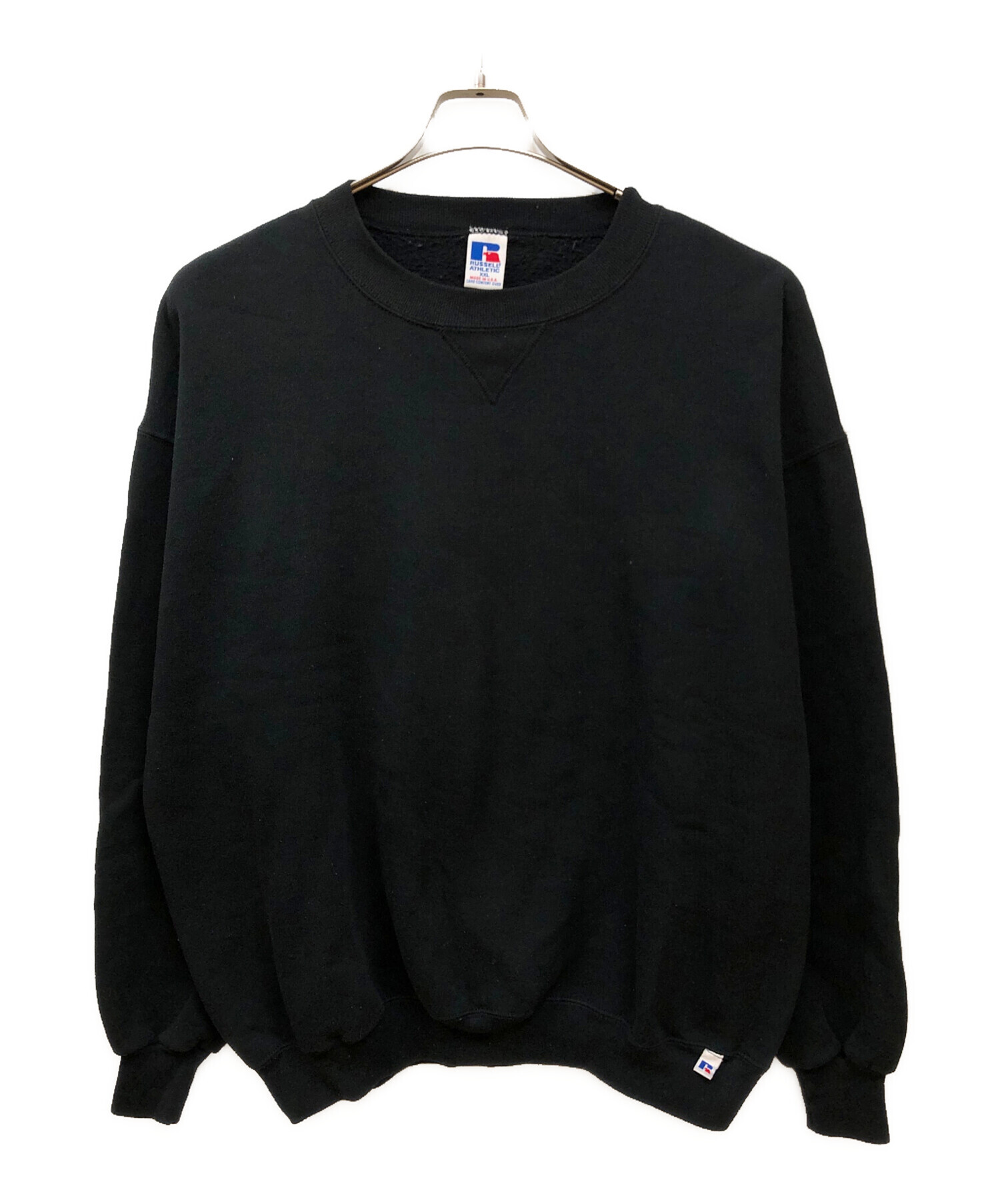 Russell Athletic ブラック スウェット 中古・古着通販】RUSSELL ATHLETIC (ラッセルアスレチック) プレーン