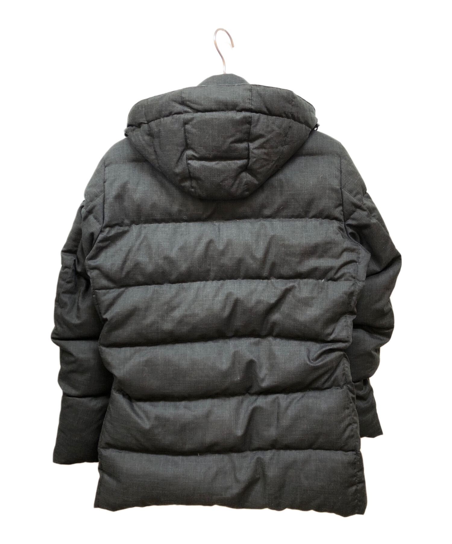 Herno Laminar フード付きモッズダウンコート 48 濃茶 美品 Herno Laminar フード付きモッズダウンコート 48 濃茶 美品 HERNO