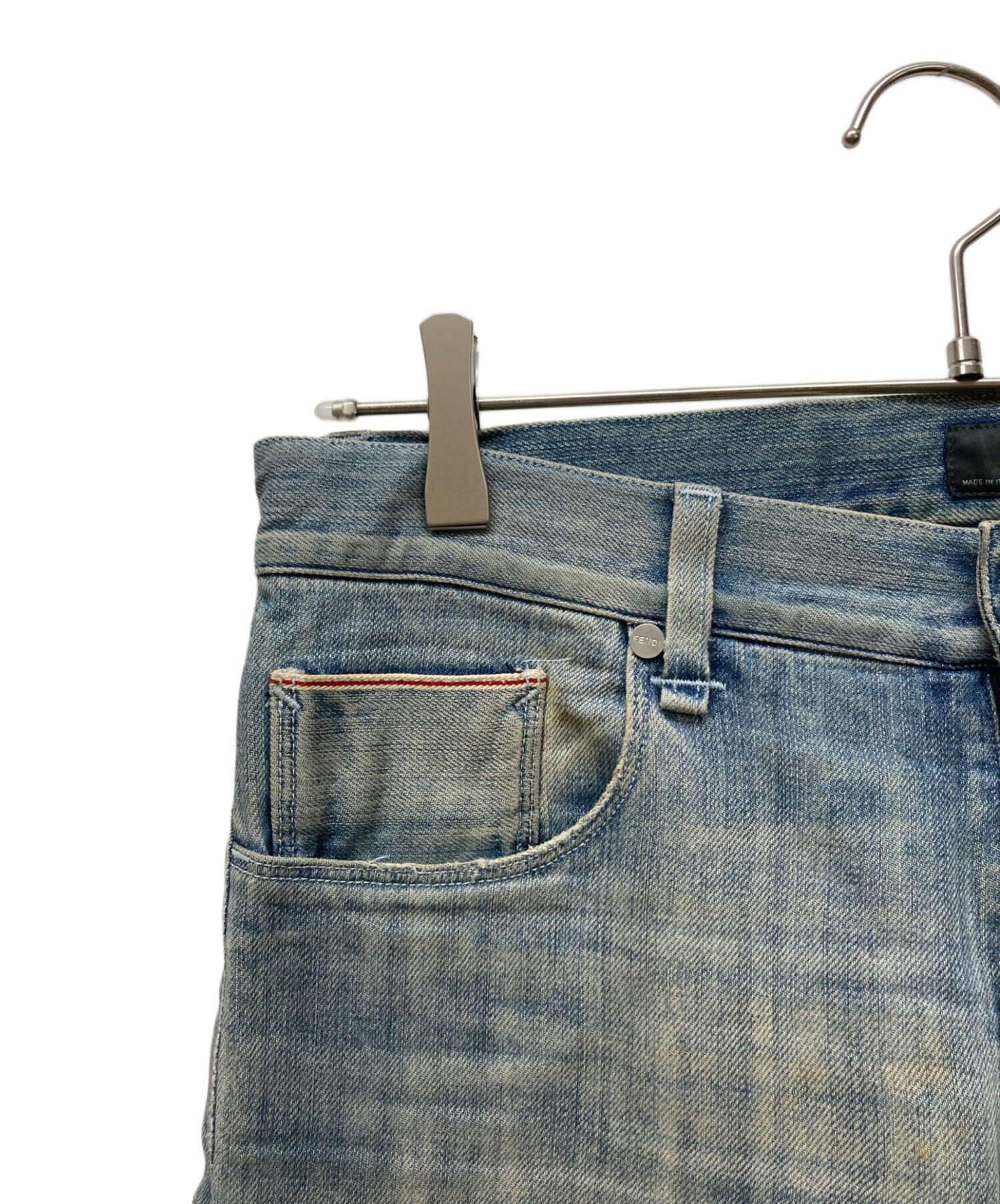 中古・古着通販】FENDI (フェンディ) デニムパンツ ブルー サイズ:SIZE