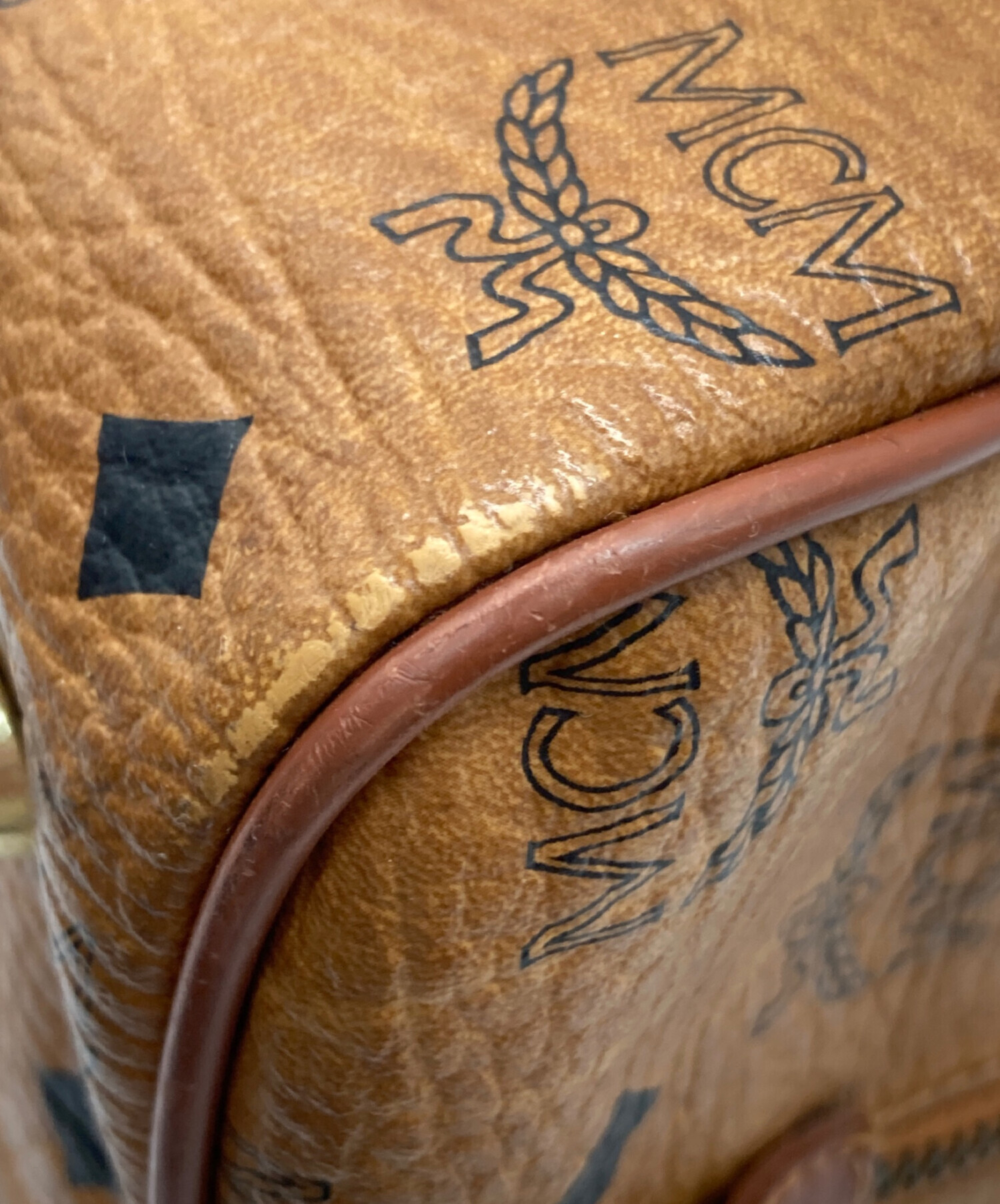 中古・古着通販】MCM (エムシーエム) ヴィセトスミニボストンバッグ 