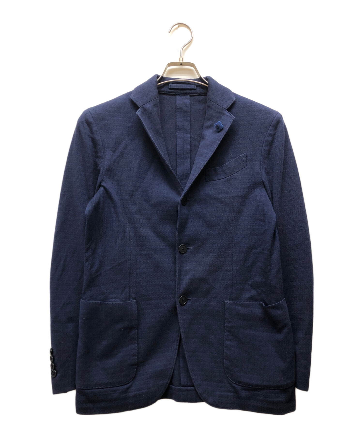 ラルディーニ44 ネイビー 中古・古着通販】LARDINI (ラルディーニ) 段返りジャケット ネイビー