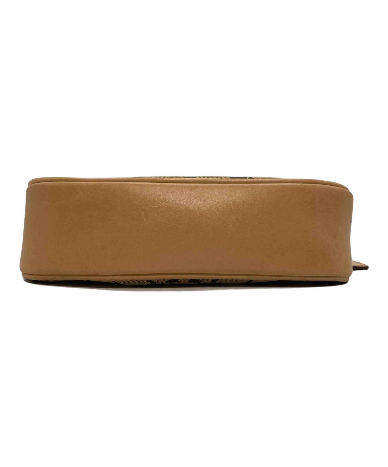 未使用☆COACHコーチ ハンドバッグ シグネチャー レザー ベージュ 中古・古着通販】COACH (コーチ) シグネチャー ミニハンドバッグ