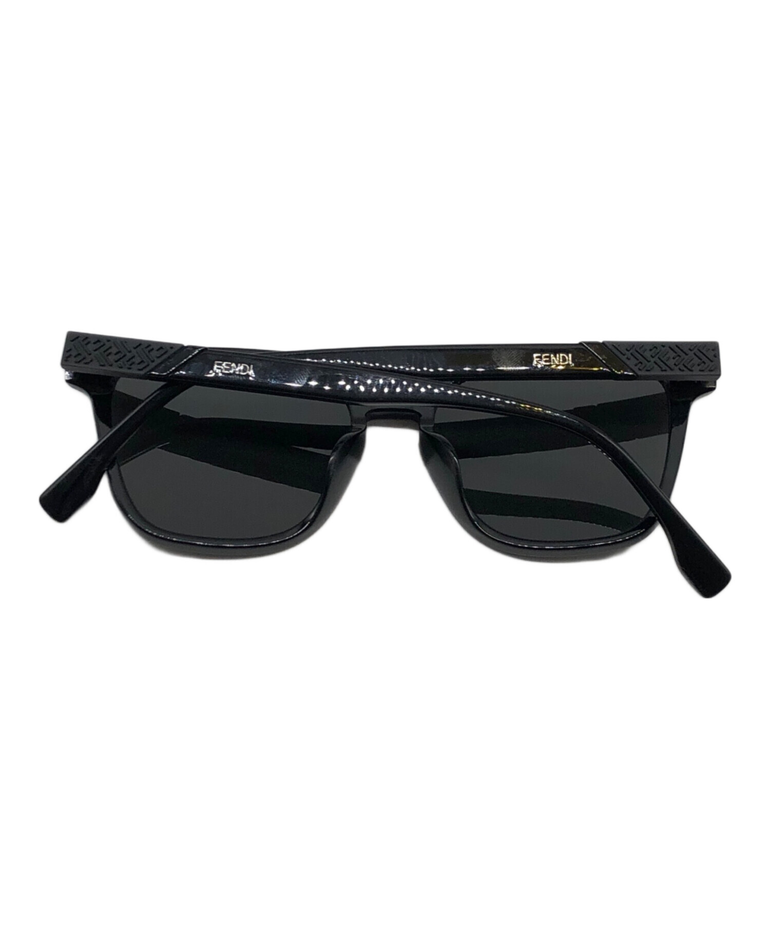 フェンディ サングラス FS5186 ブラック プラスチック レディース FENDI 【中古】 中古・古着通販】FENDI (フェンディ) サングラス ブラックグレー