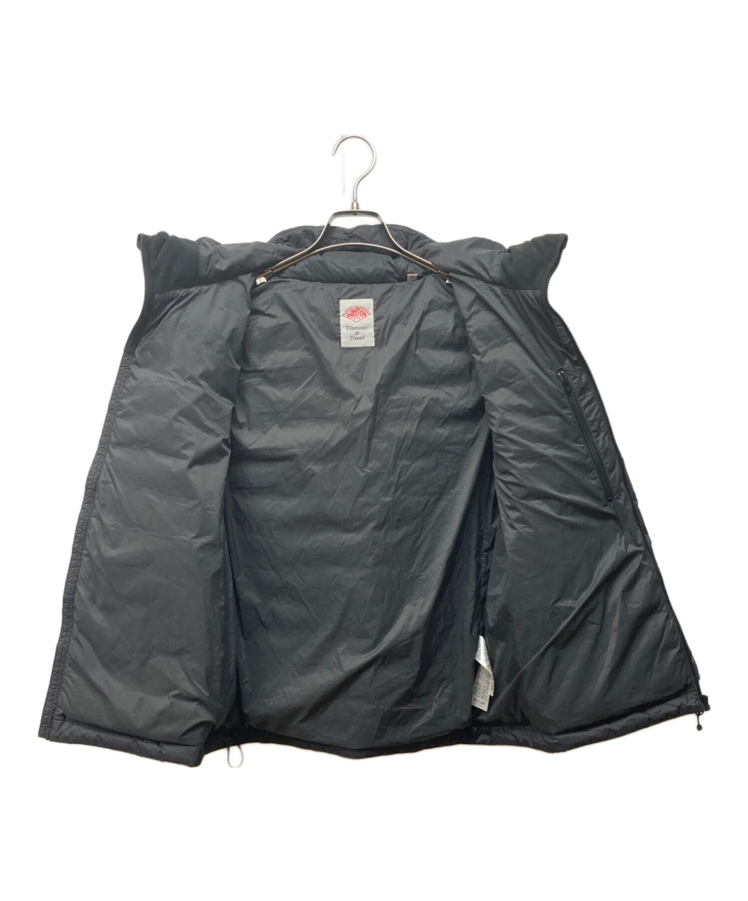 中古・古着通販】DANTON (ダントン) フード付きMIDDLEダウン ブラック 