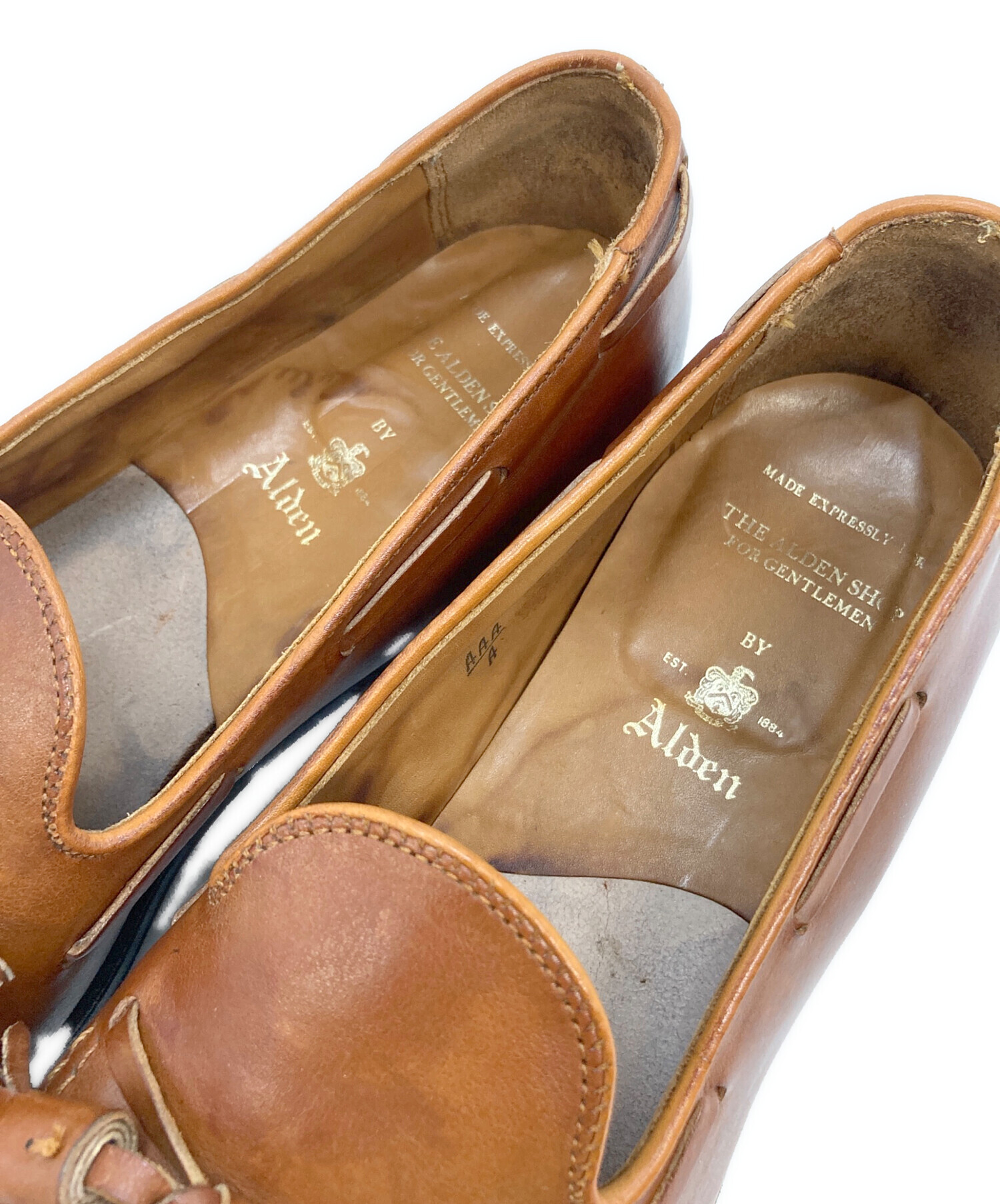中古・古着通販】ALDEN (オールデン) 662タッセルローファー ブラウン