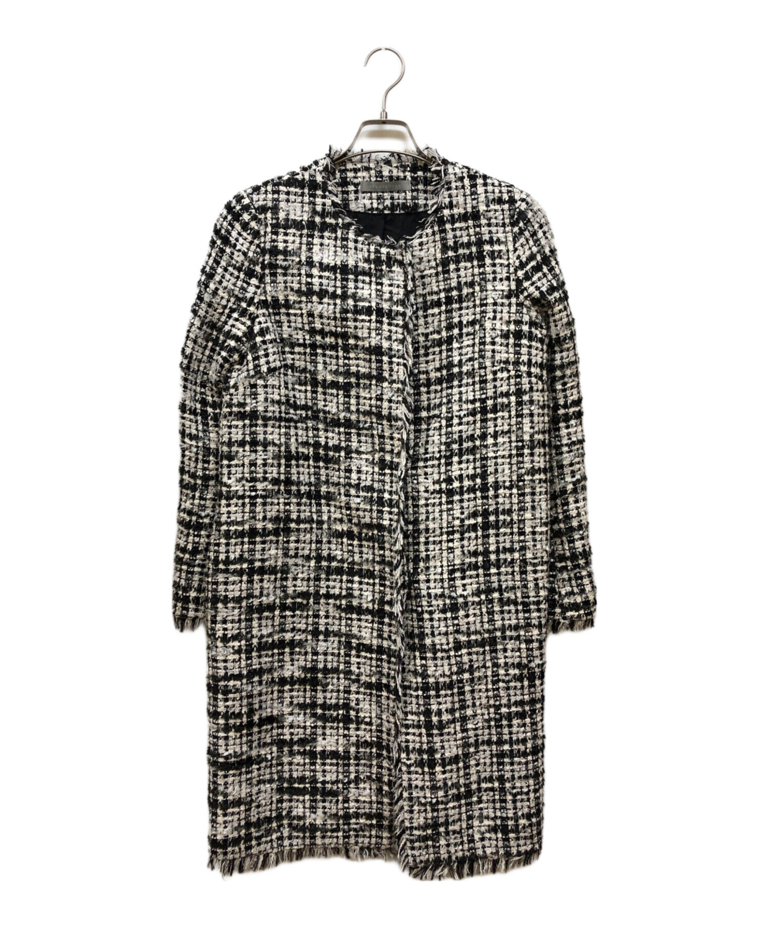中古・古着通販】theory luxe (セオリーリュクス) ノーカラーコート 