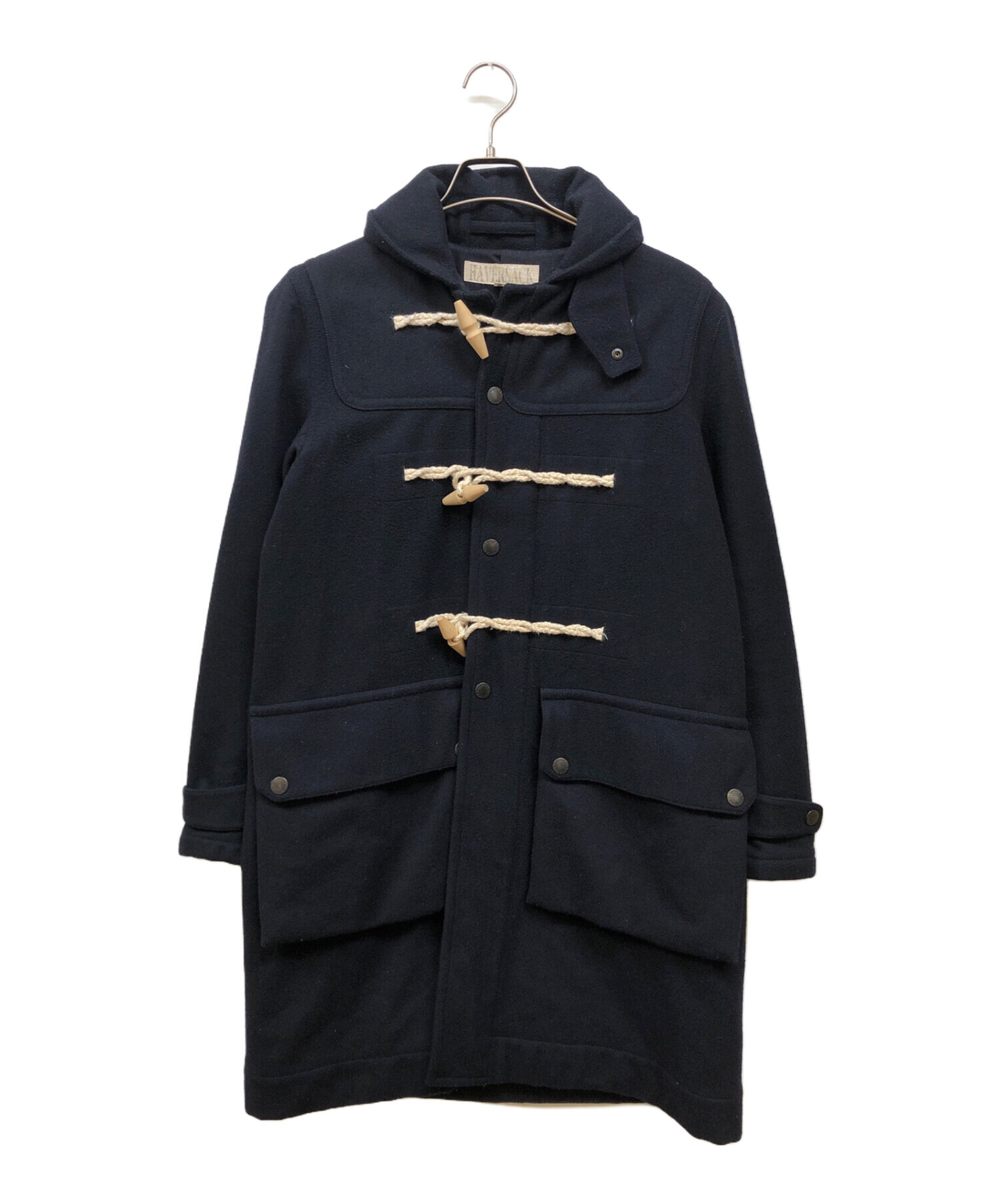 中古・古着通販】HAVERSACK (ハバーサック) ダッフルコート ネイビー