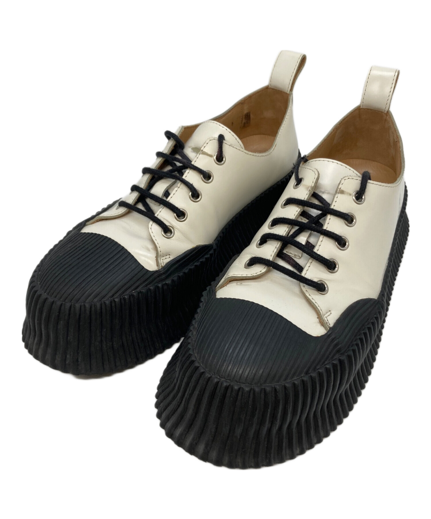 中古・古着通販】JIL SANDER (ジルサンダー) レザープラットフォーム 