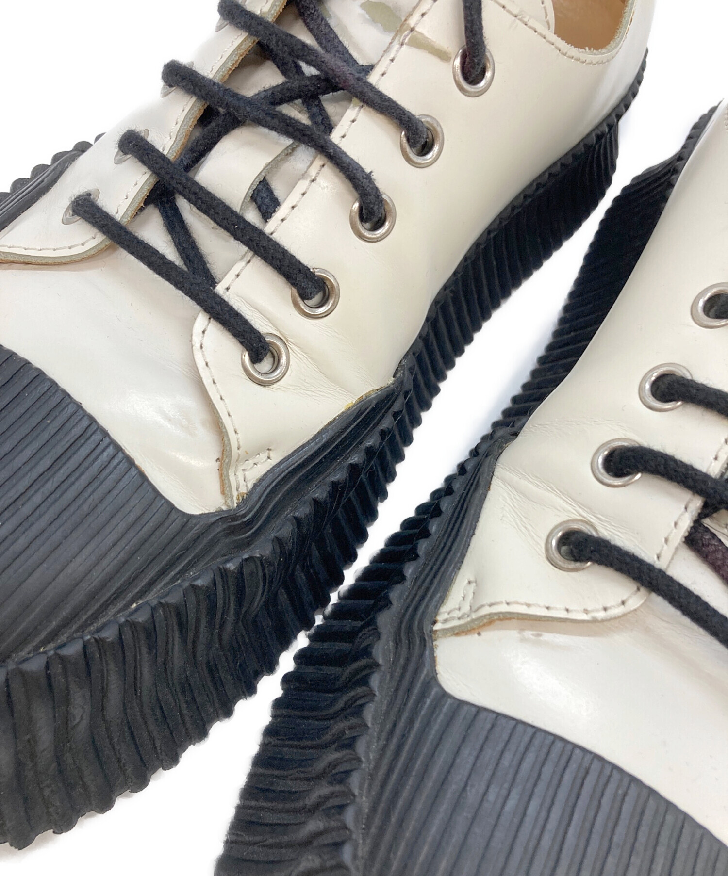 中古・古着通販】JIL SANDER (ジルサンダー) レザープラットフォーム 