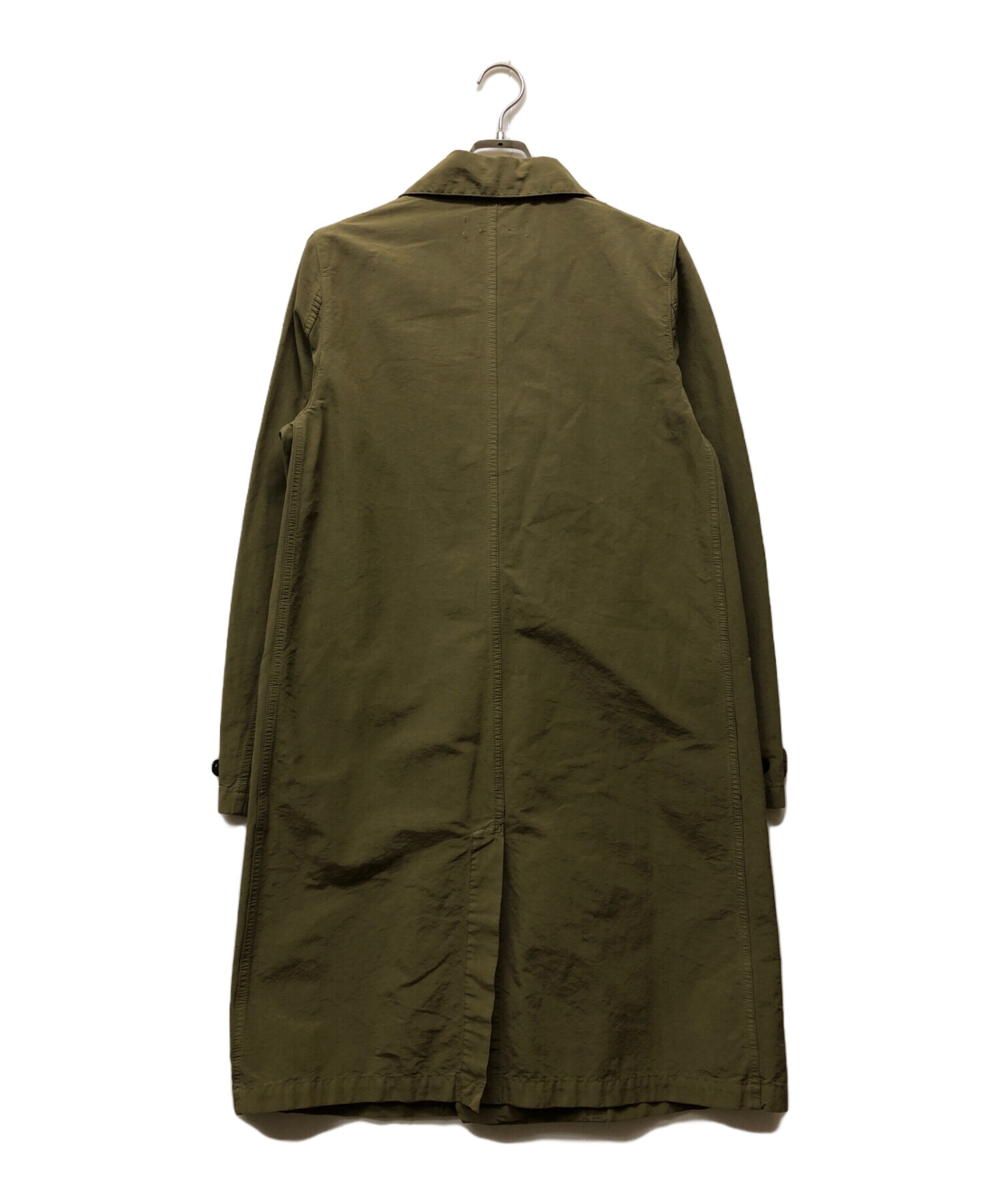 REMI RELIEF カーキ トレンチコート Lサイズ 中古・古着通販】REMI RELIEF (レミレリーフ) コットンナイロン