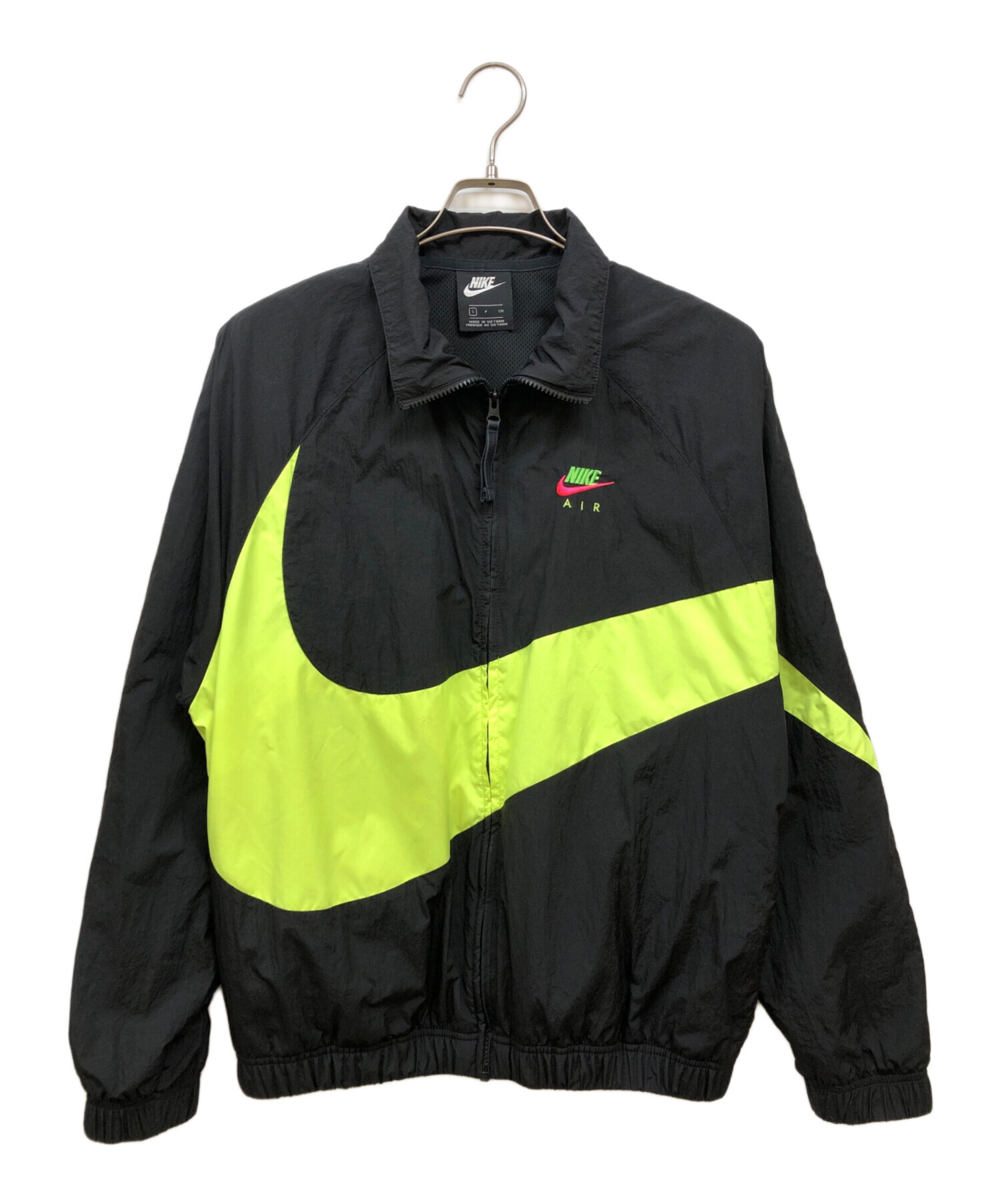 中古・古着通販】NIKE (ナイキ) CITY NEON HBR WOVEN JACKET ブラック