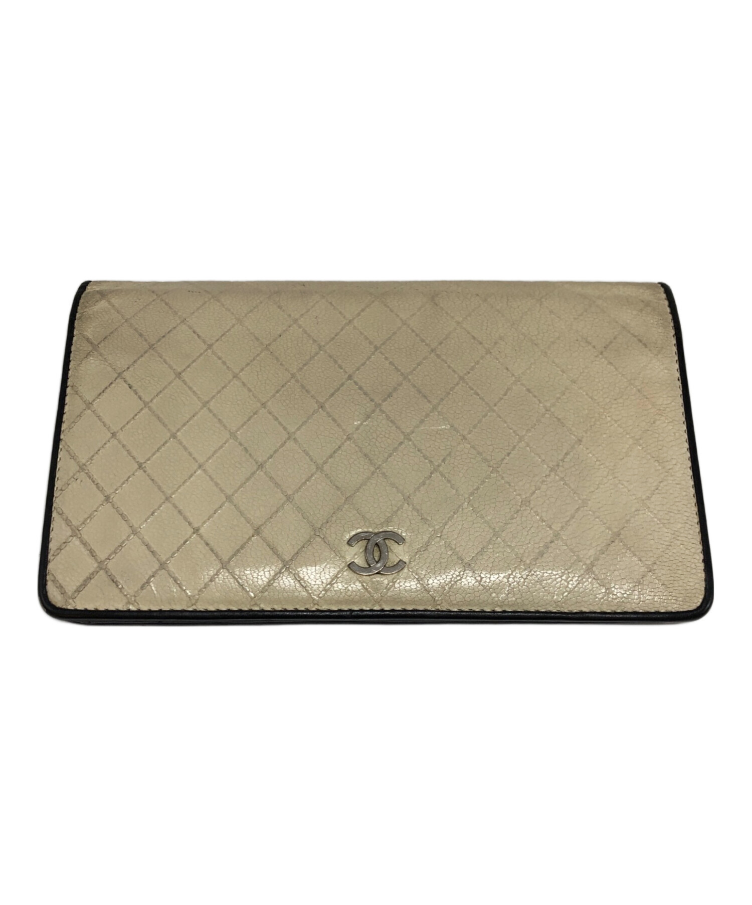 中古・古着通販】CHANEL (シャネル) ココマーク長財布 ベージュ