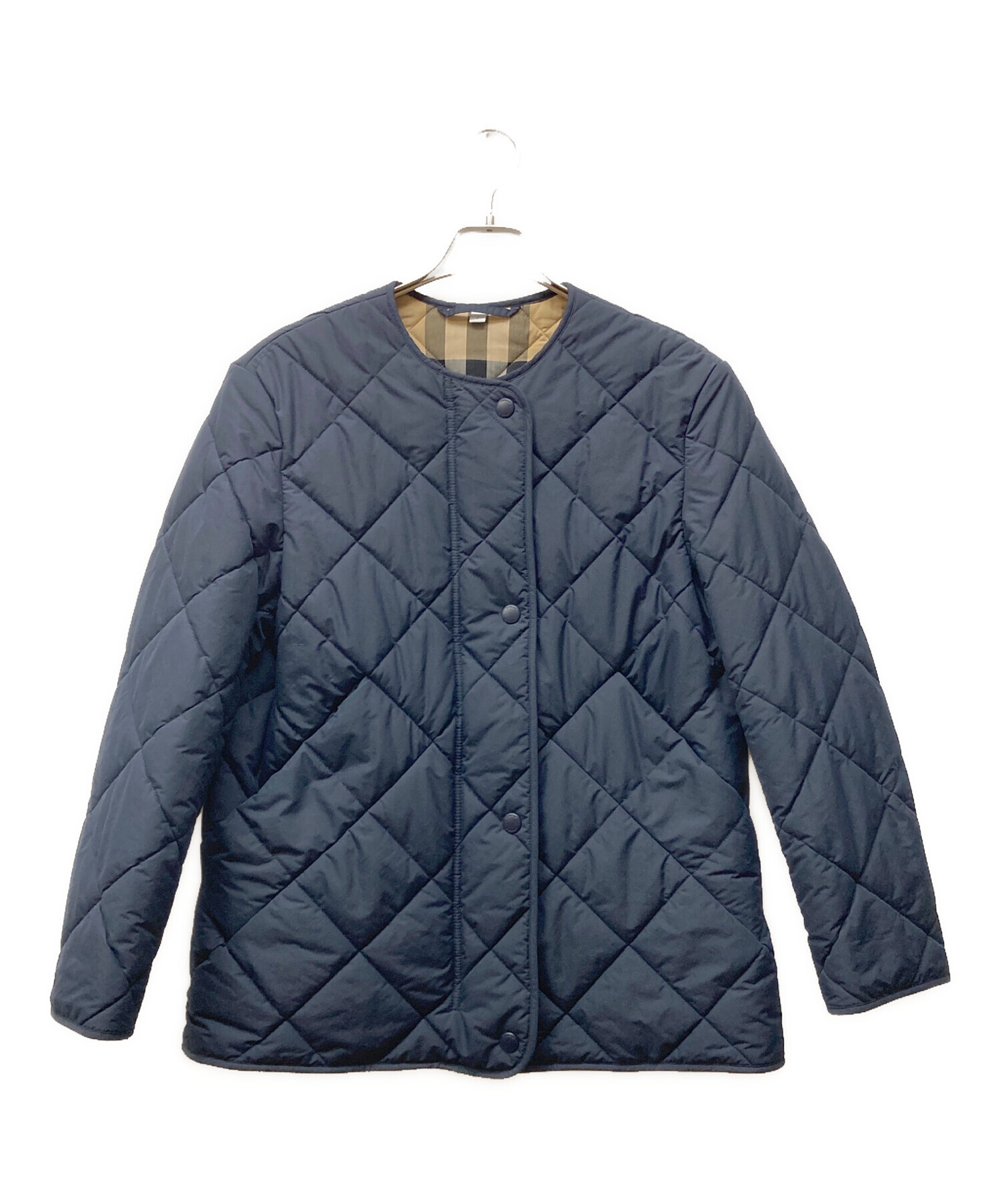 【美品】 バーバリーロンドン キルティングジャケット メガチェック 中綿 中古・古着通販】BURBERRY LONDON ENGLAND (バーバリー ロンドン