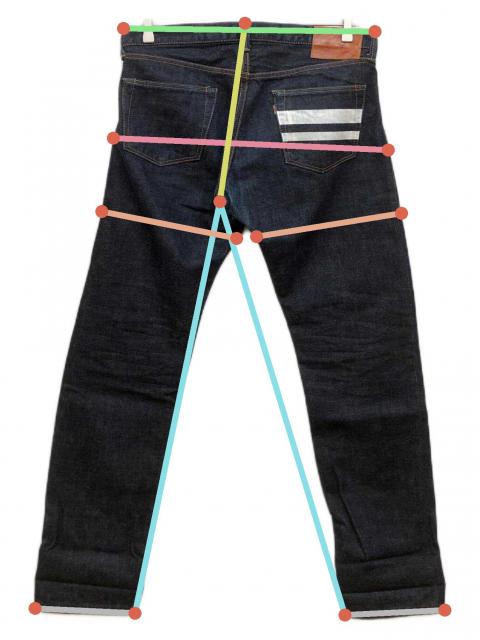 中古・古着通販】MOMOTARO JEANS (桃太郎ジーンズ) 出陣 ナロー