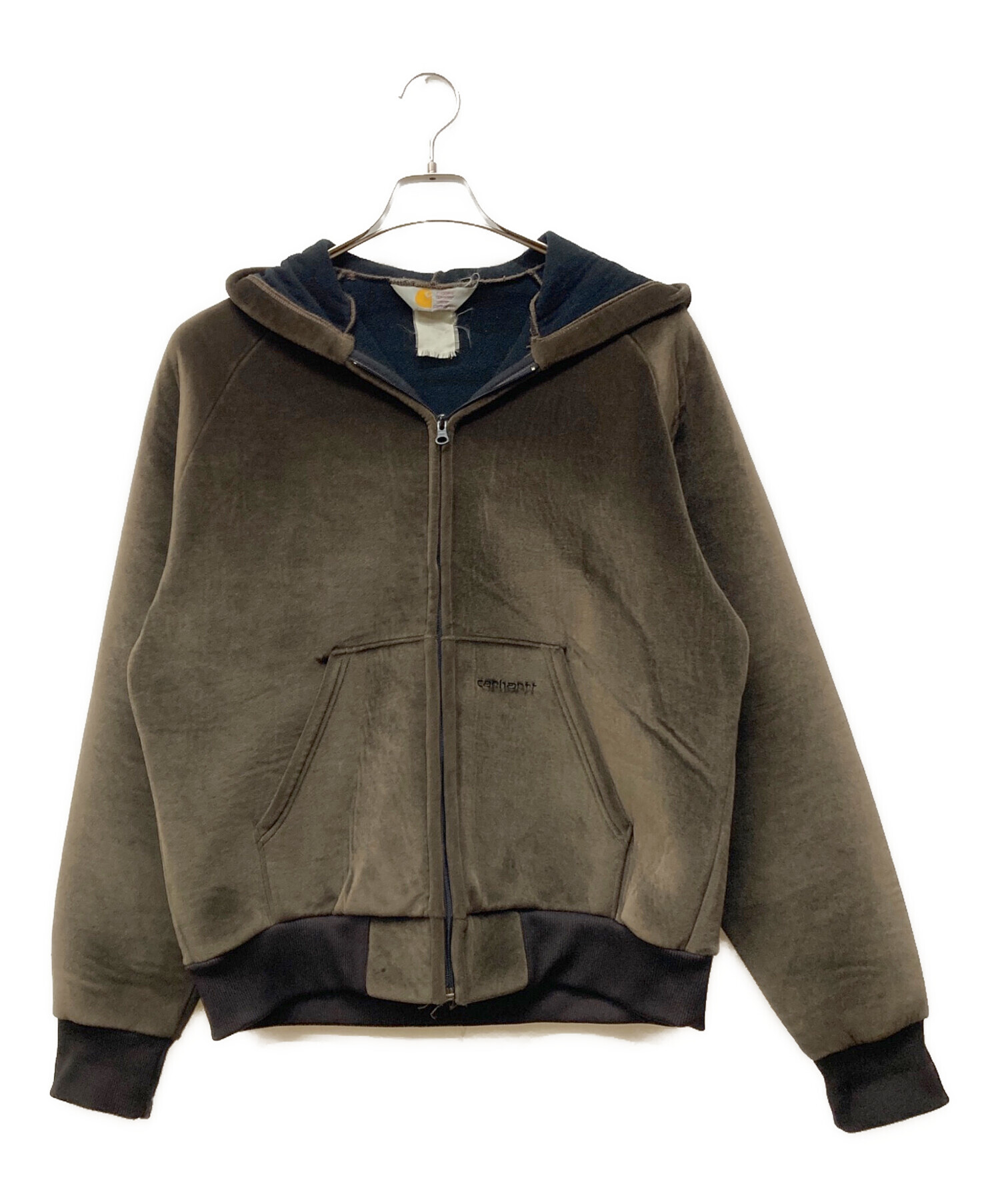 中古・古着通販】CarHartt (カーハート) ベロアジップパーカー 