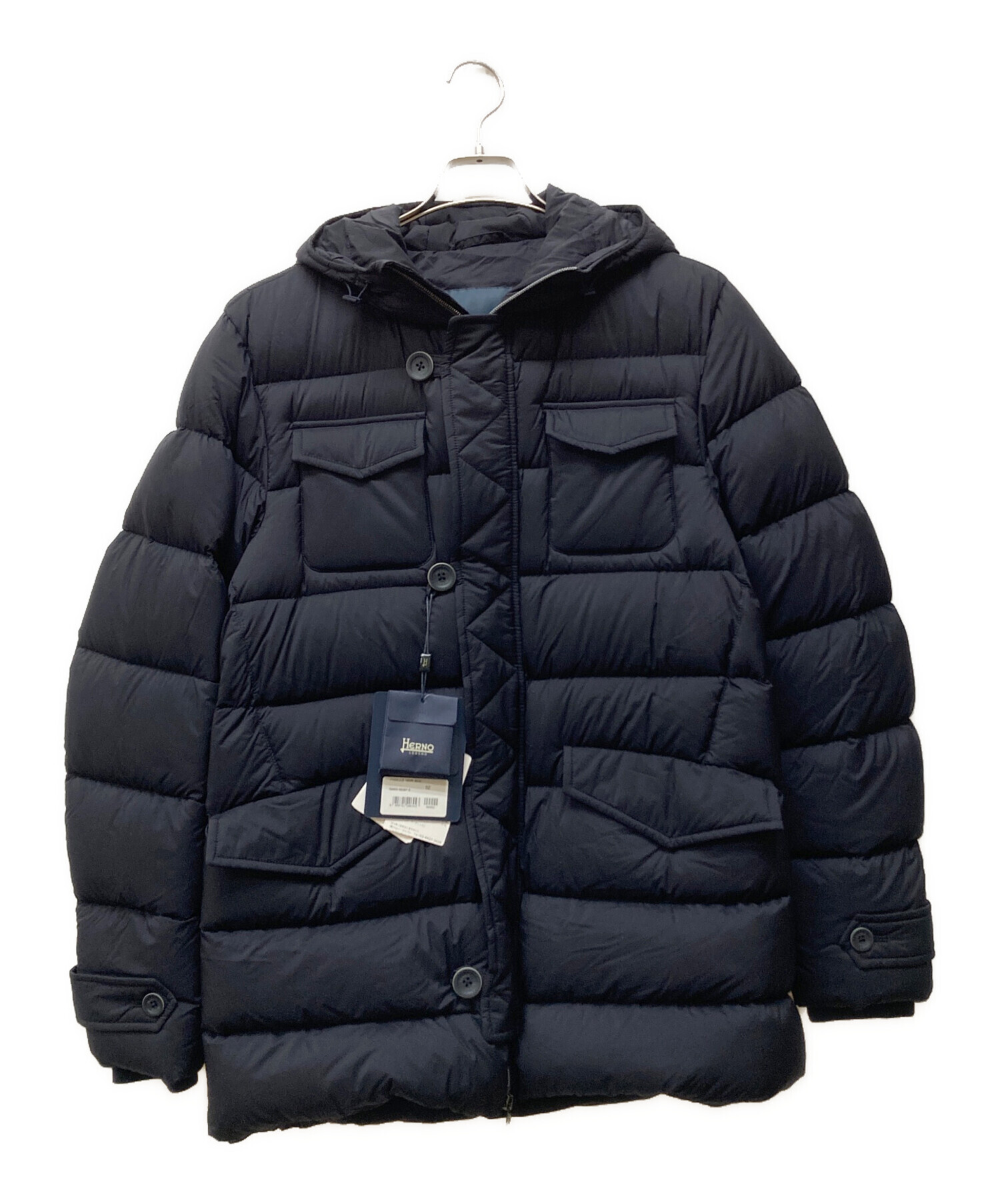 中古・古着通販】HERNO (ヘルノ) L'ESKIMO ダウンジャケット ネイビー