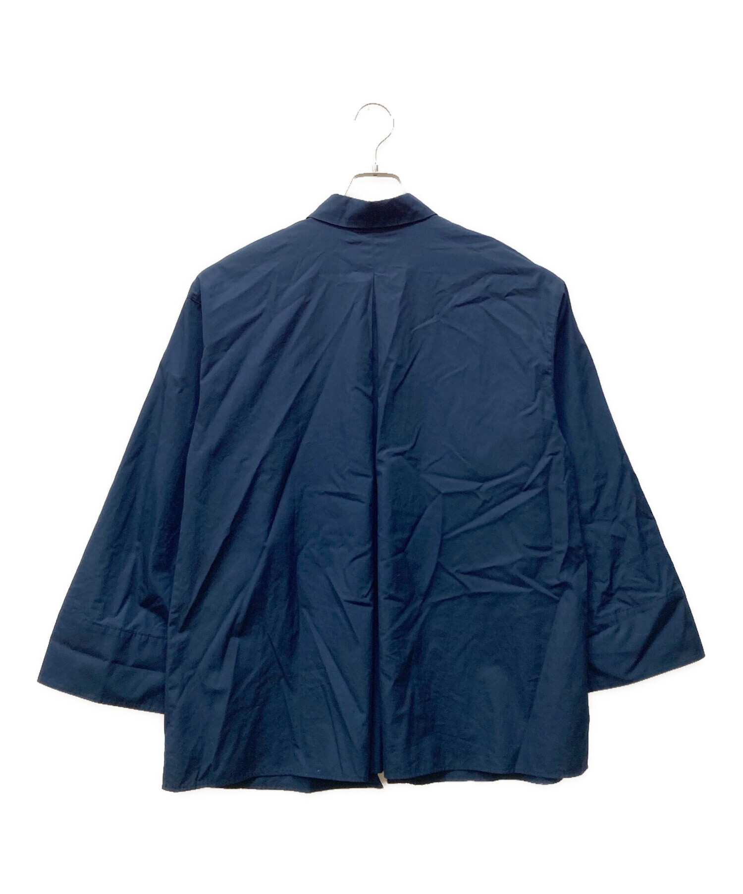 中古・古着通販】deres (デレス) 6WAY SLEEVE SHIRT ネイビー サイズ
