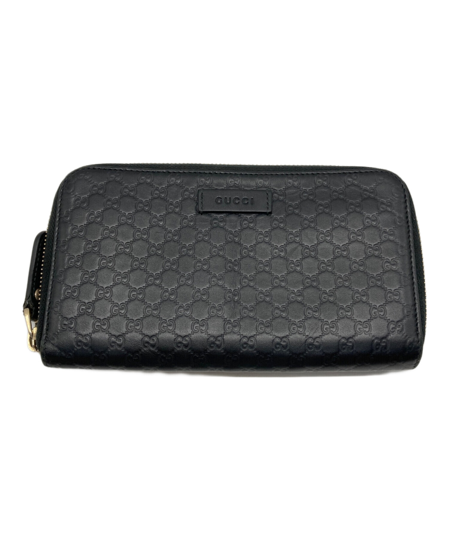 【美品】GUCCI ブラック 長財布 中古・古着通販】GUCCI (グッチ) 長財布 ブラック｜ブランド・古着通販
