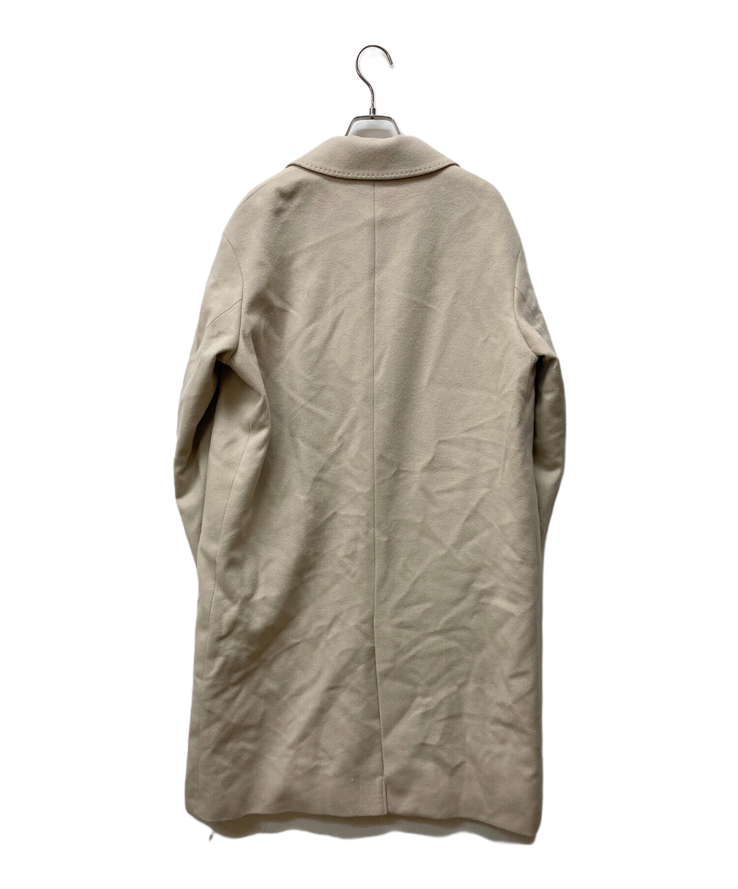 23区 アンゴラ混 チェスターコート ベージュ 38 クリーニング済み 中古・古着通販】23区 (ニジュウサンク) ウールアンゴラビーバー