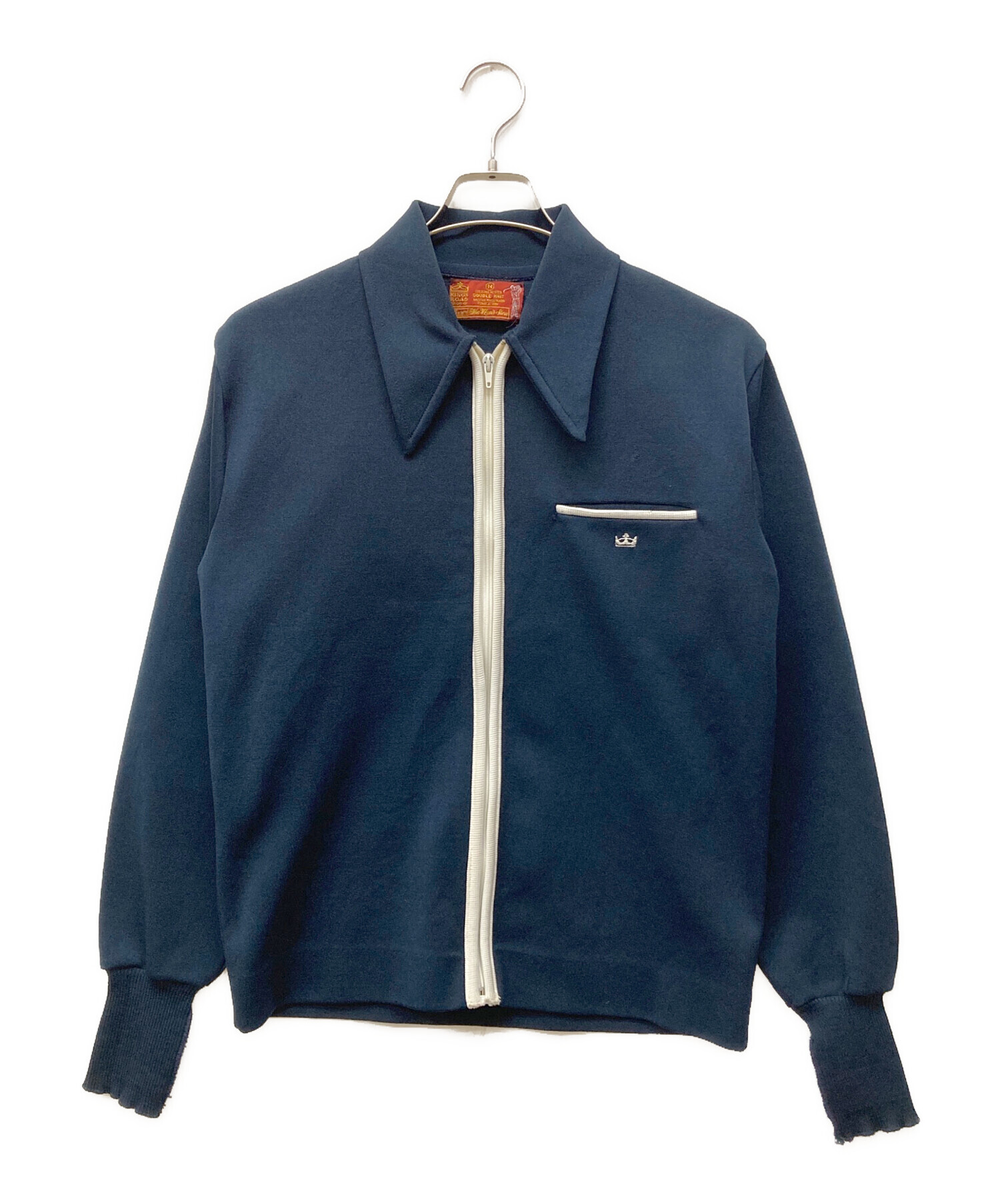 1900年代初期　ネイビーウールジャケット　フレンチヴィンテージ　サマリテーヌ acfb68f599afb10b14c71d88e8f4b6