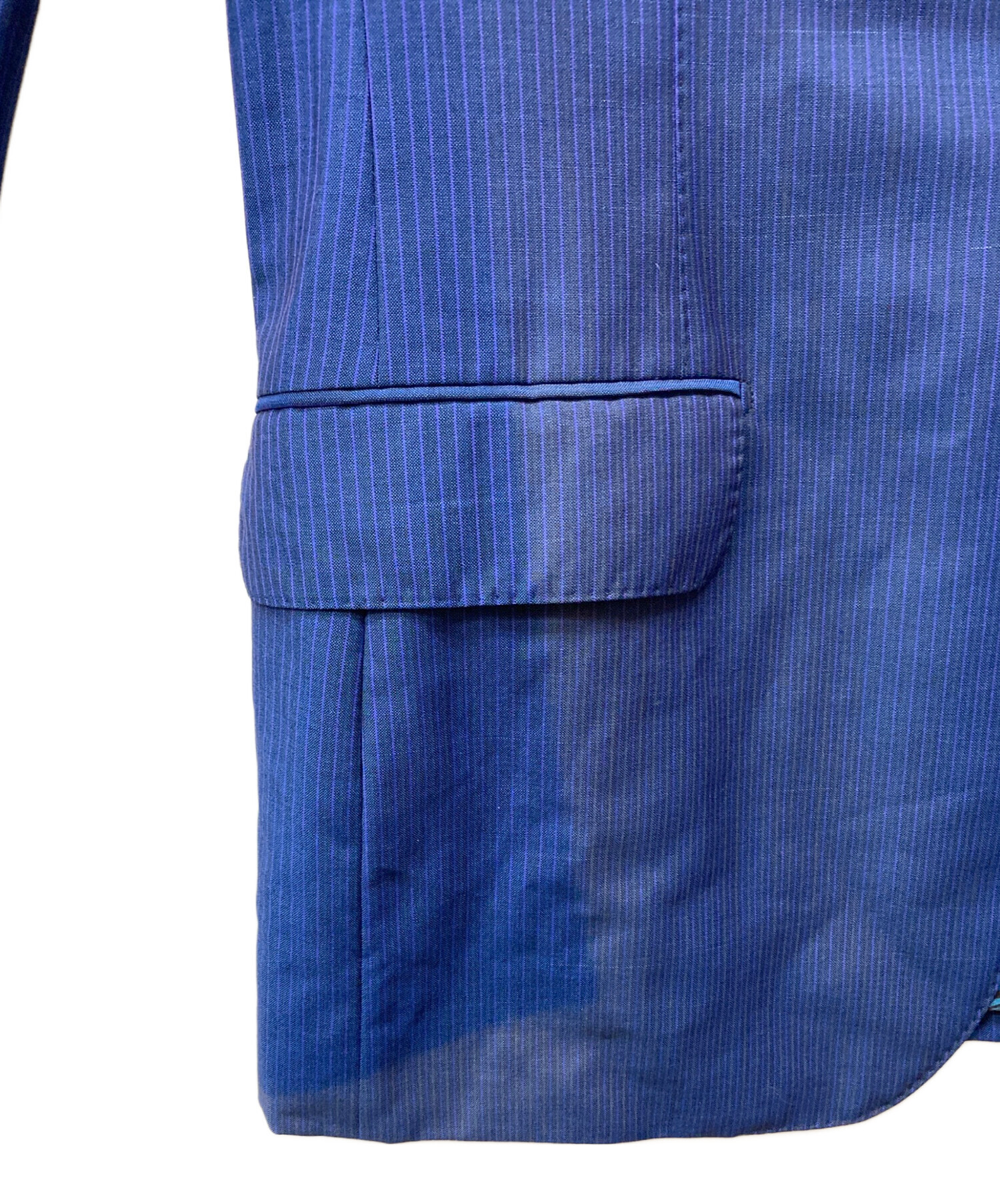 中古・古着通販】ETRO (エトロ) セットアップスーツ ブルー サイズ