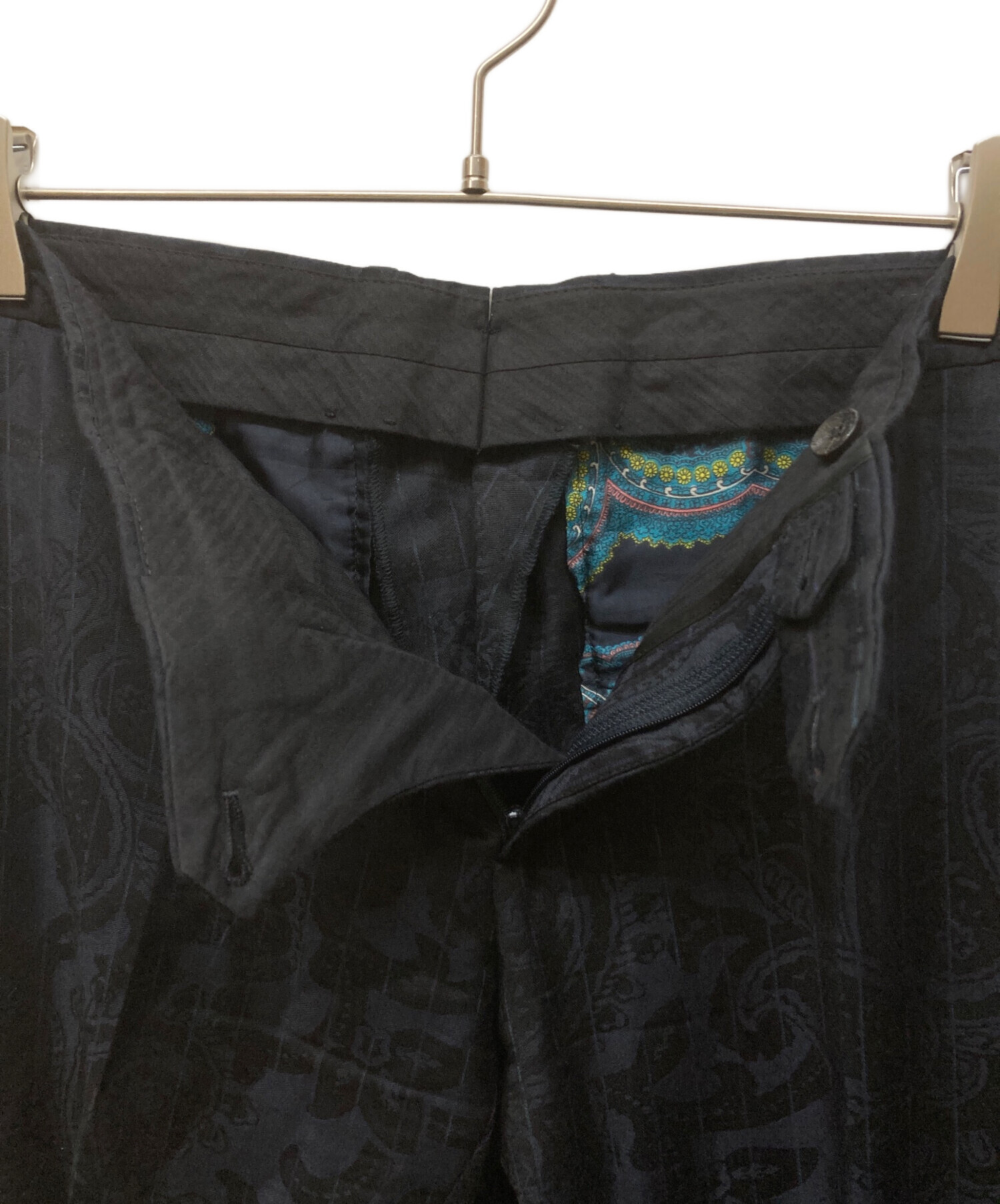 中古・古着通販】ETRO (エトロ) ペイズリー柄 セットアップ ネイビー