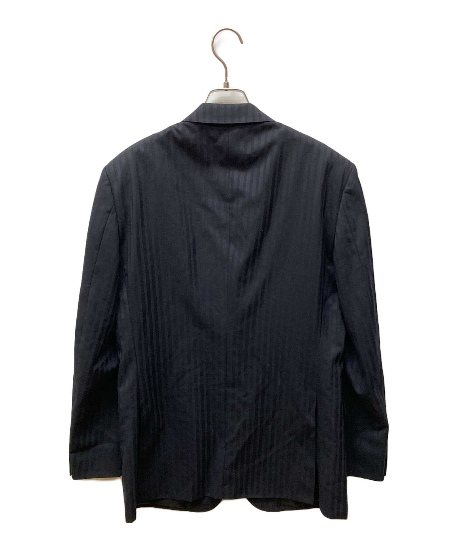 美品 シルク混 バーバリーブラックレーベル セットアップ ネイビー S 中古・古着通販】BURBERRY BLACK LABEL (バーバリーブラックレーベル