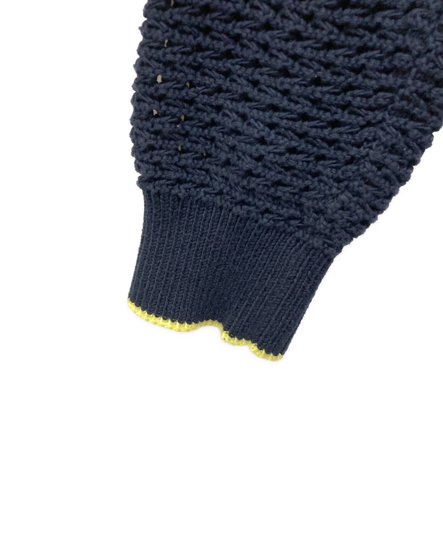 中古・古着通販】maison kitsune (メゾンキツネ) ニットポロシャツ