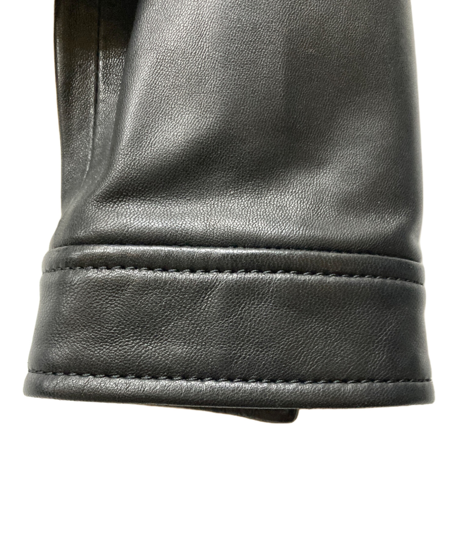 中古・古着通販】COACH (コーチ) シープレザーシングルライダース