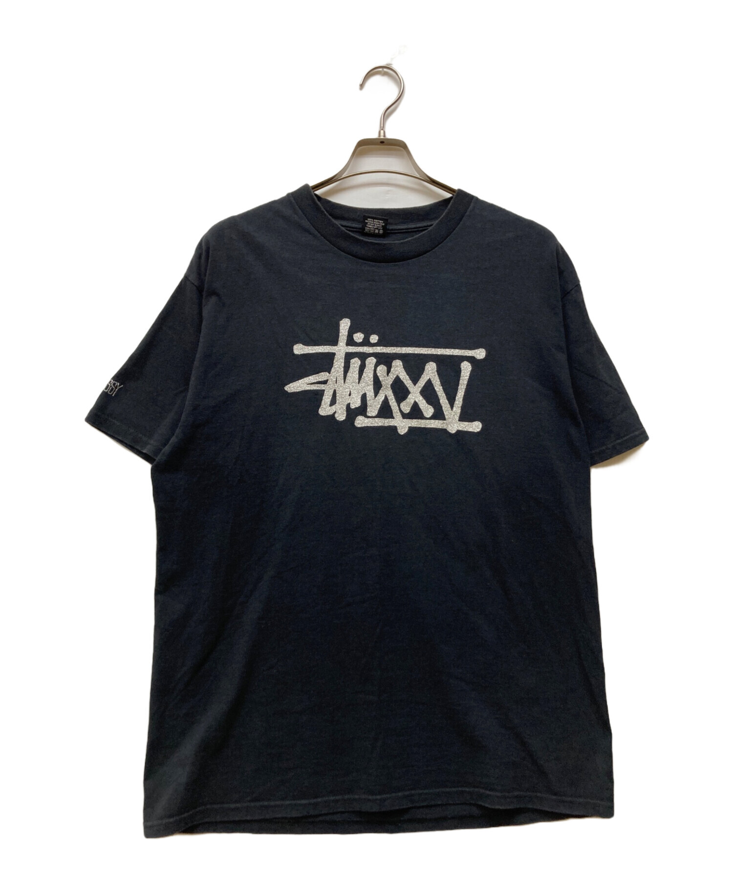 中古・古着通販】stussy (ステューシー) ラメロゴプリントtシャツ