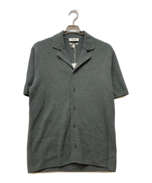 中古・古着通販】COS (コス) ニットポロシャツ グレー サイズ:XS