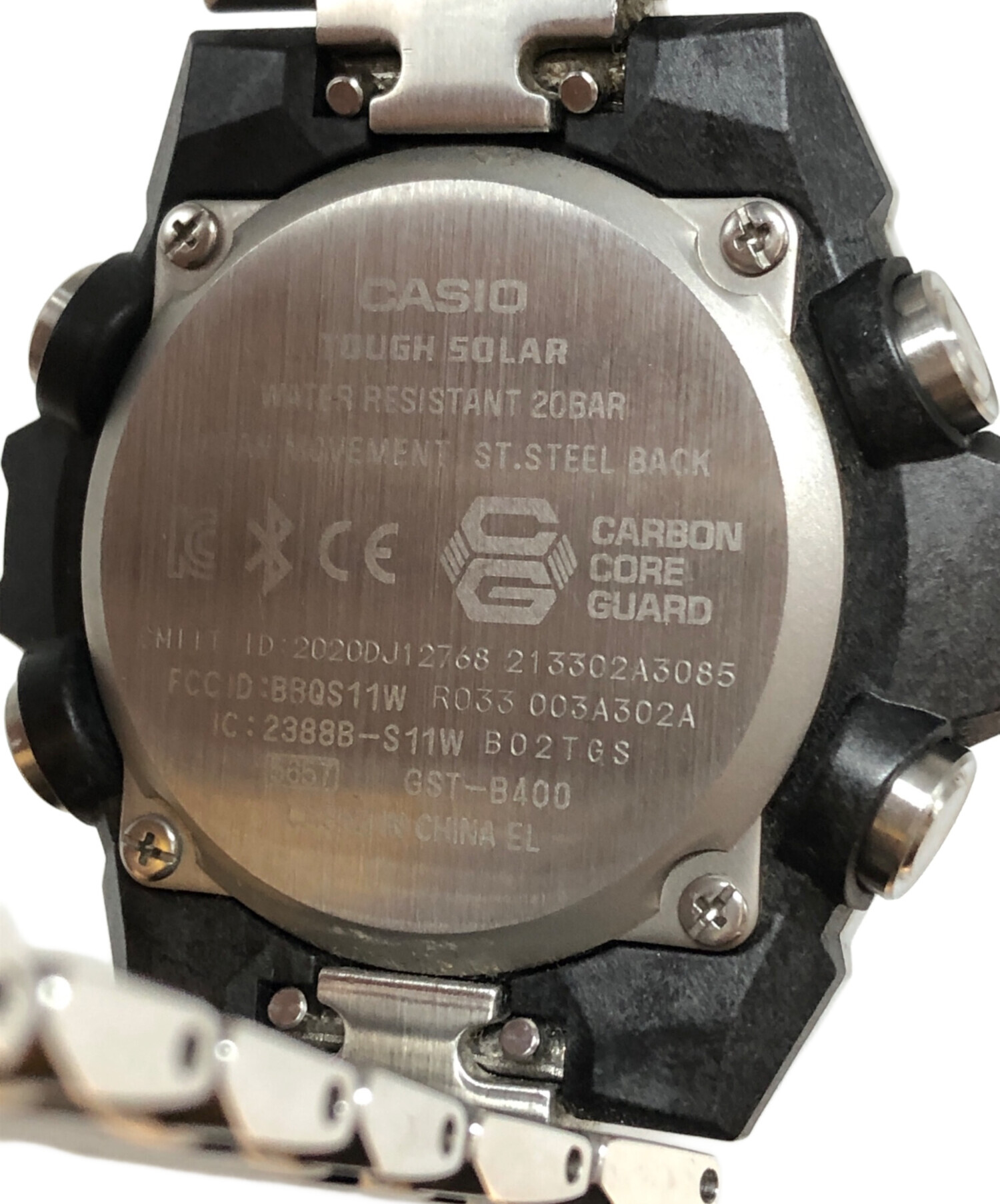 中古・古着通販】CASIO (カシオ) GST-B400 シルバー｜ブランド・古着 