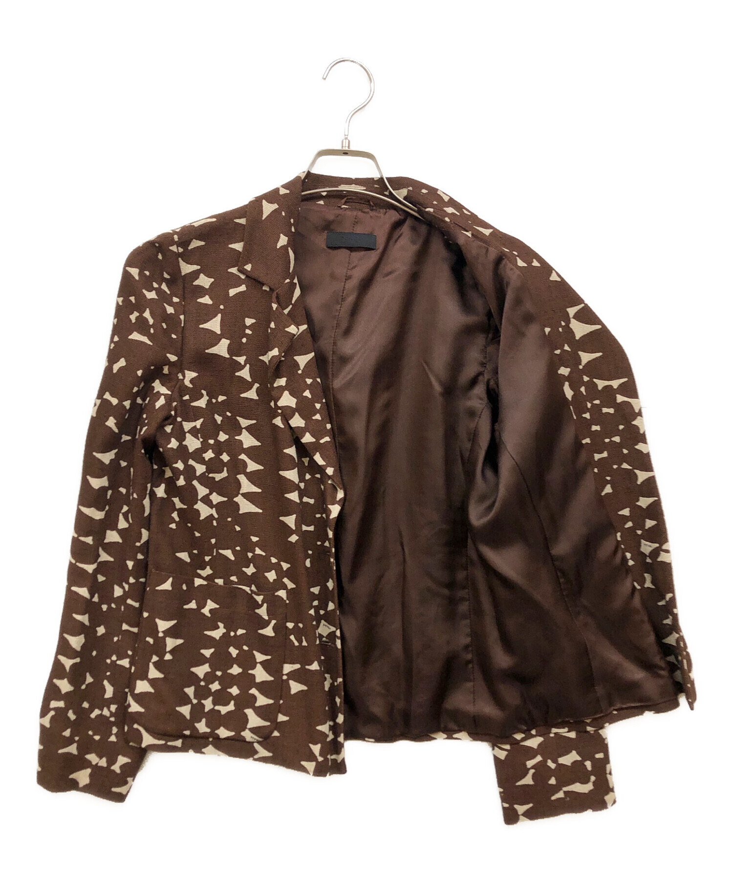 中古・古着通販】PRADA (プラダ) テーラードジャケット ブラウン