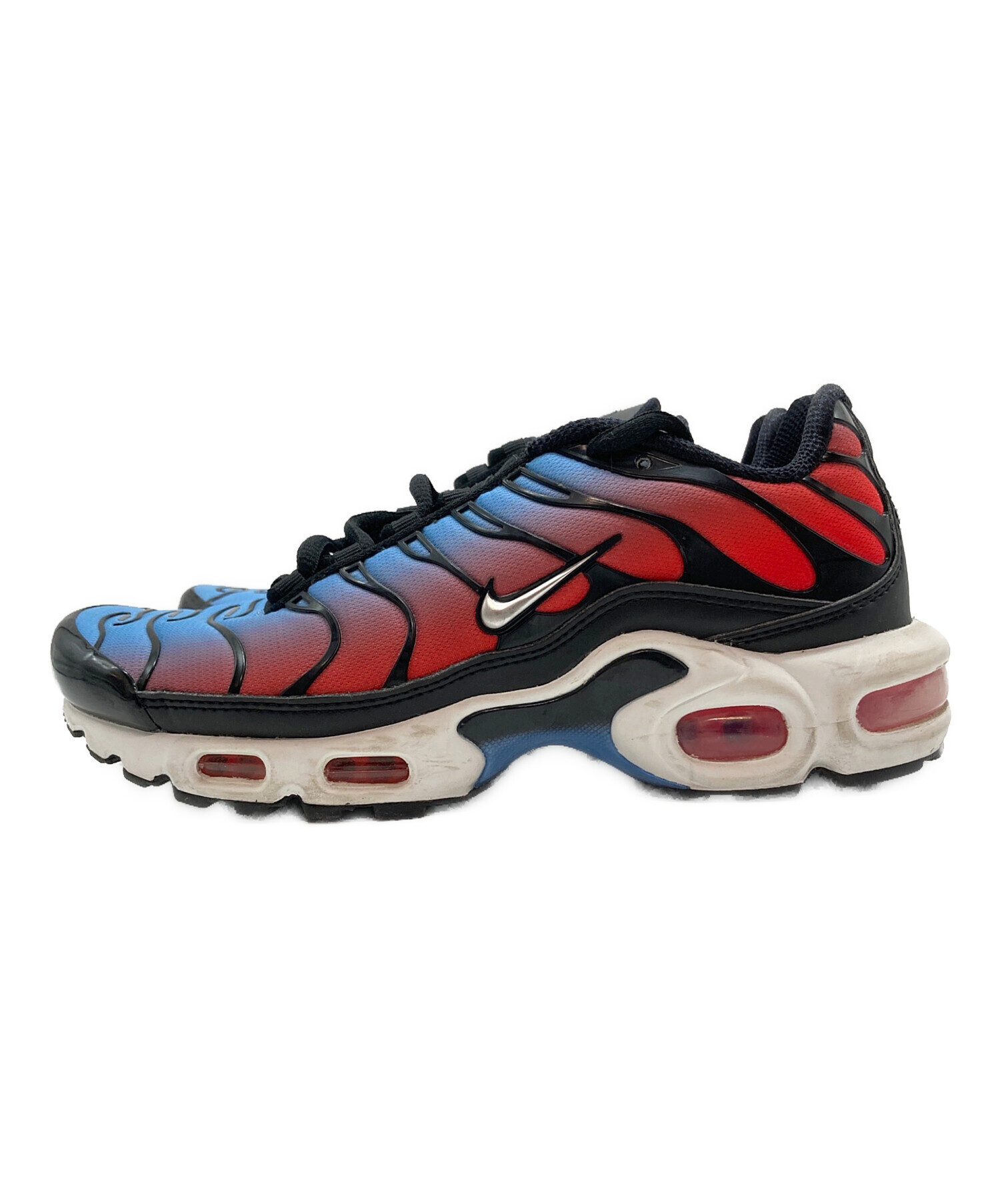 中古・古着通販】NIKE (ナイキ) W AIR MAX PLUS BLACK/METALLIC SILVER 