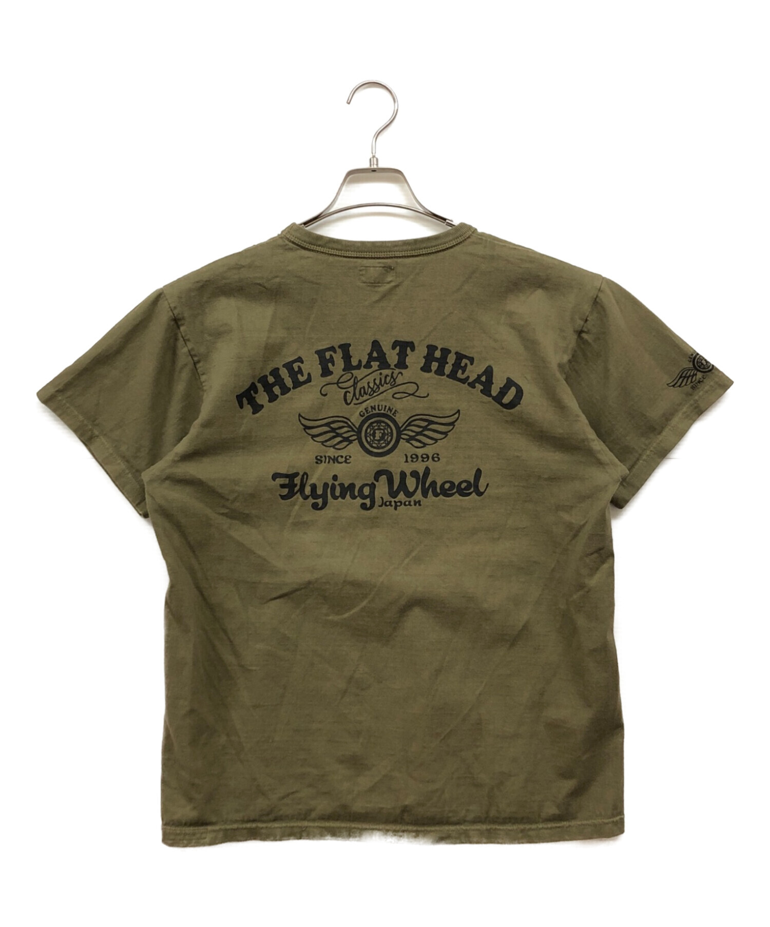 中古・古着通販】FLAT HEAD (フラット ヘッド) Flying Wheel プリントT