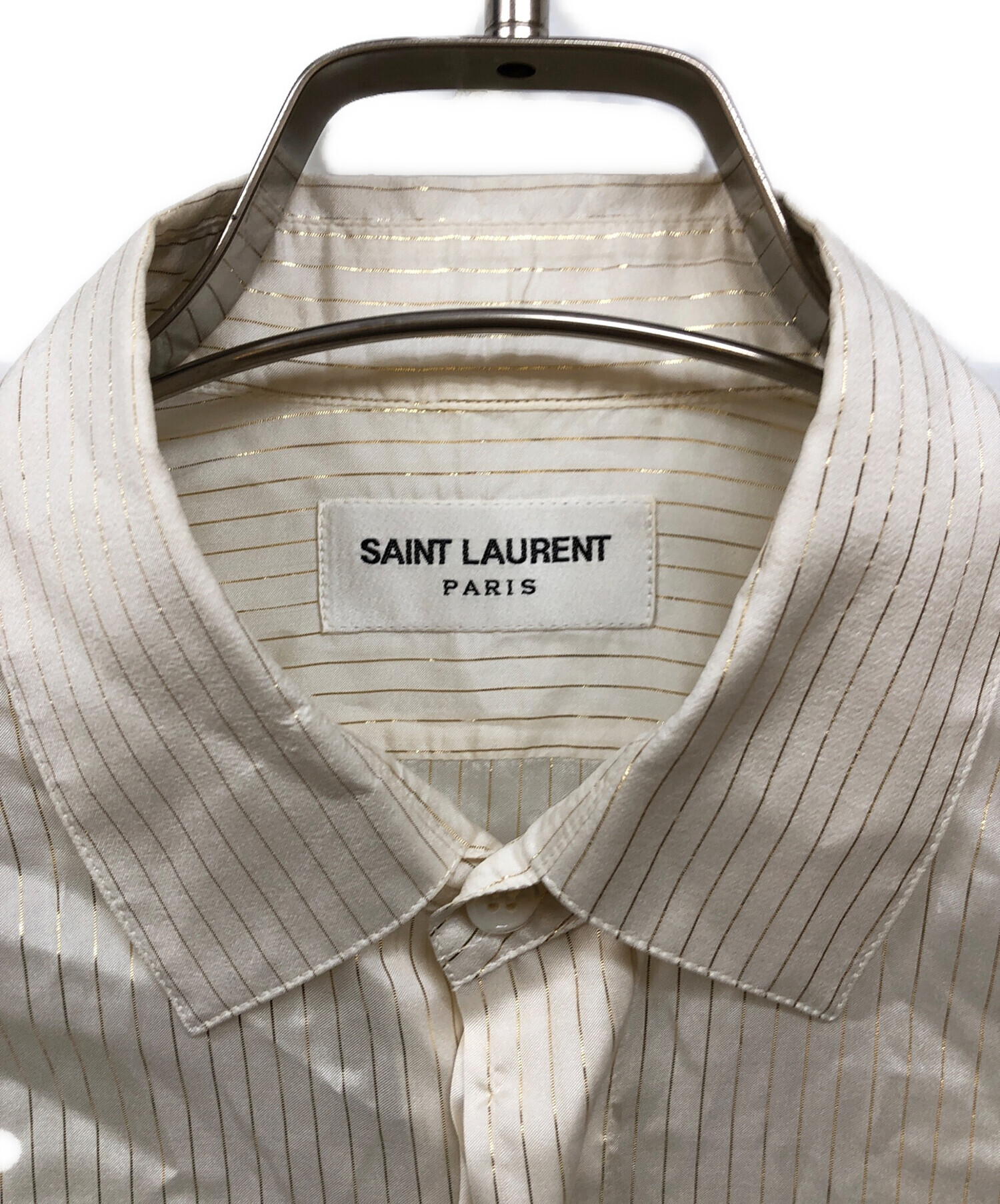 Yves Saint Laurent ストライプ シャツ 39-76