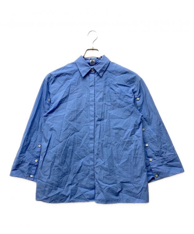 中古・古着通販】deres (デレス) 6WAY SLEEVE SHIRT ブルー サイズ