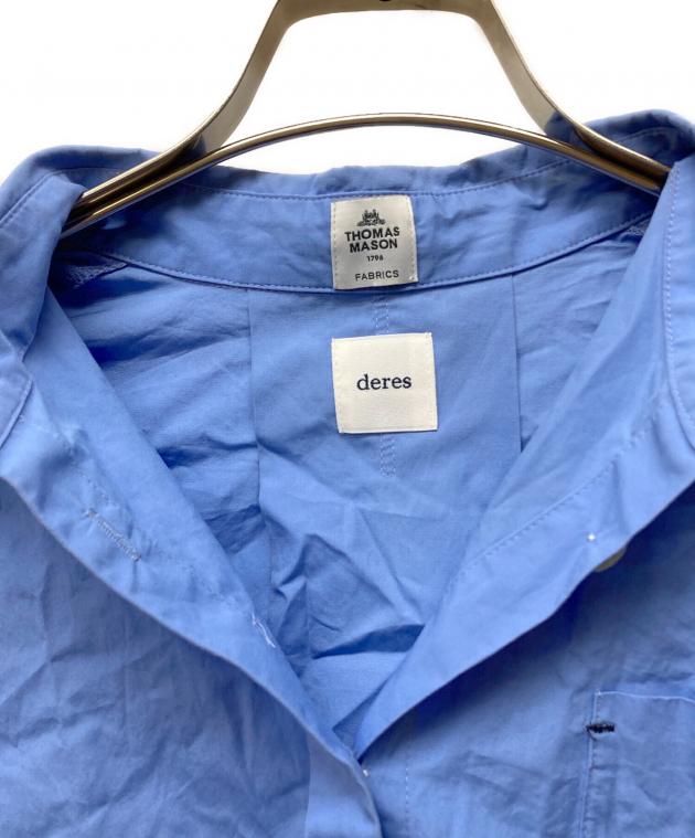 中古・古着通販】deres (デレス) 6WAY SLEEVE SHIRT ブルー サイズ
