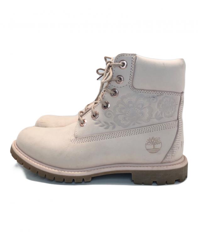 P*⋆様 お値下げ可♡ティンバーランド♡24.5㌢ 中古・古着通販】Timberland (ティンバーランド) 6インチブーツ ピンク