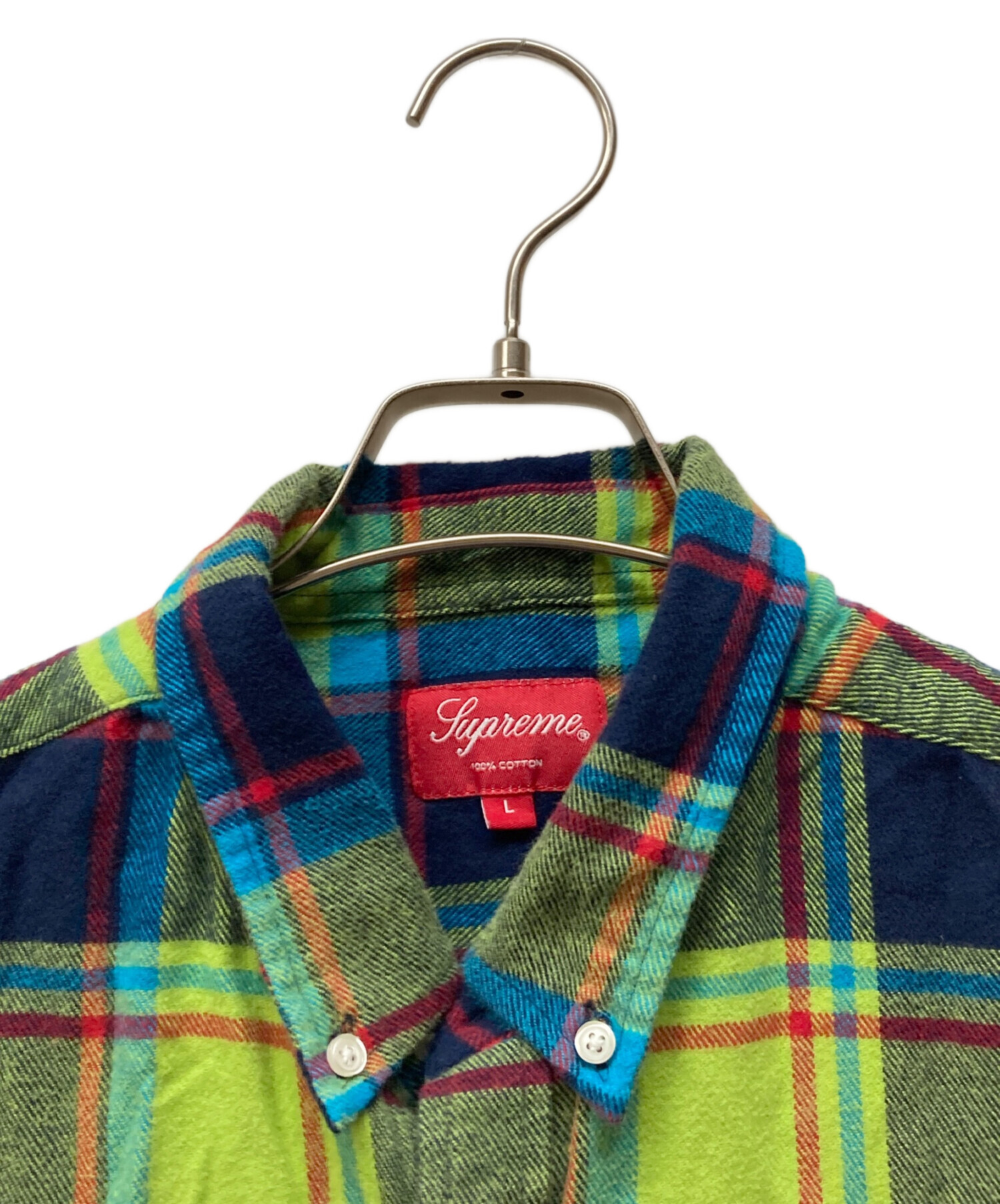 中古・古着通販】Supreme (シュプリーム) 19SS PLAID FLANNEL SHIRT