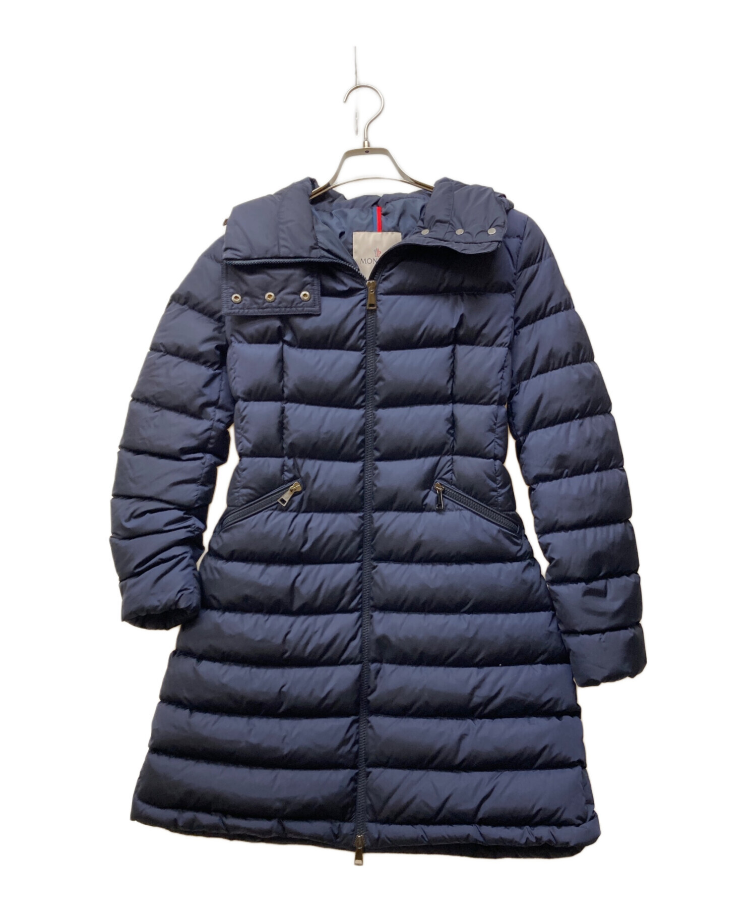 MONCLER ネイビー ダウンコート フラメッテ モンクレール フラメッテ 