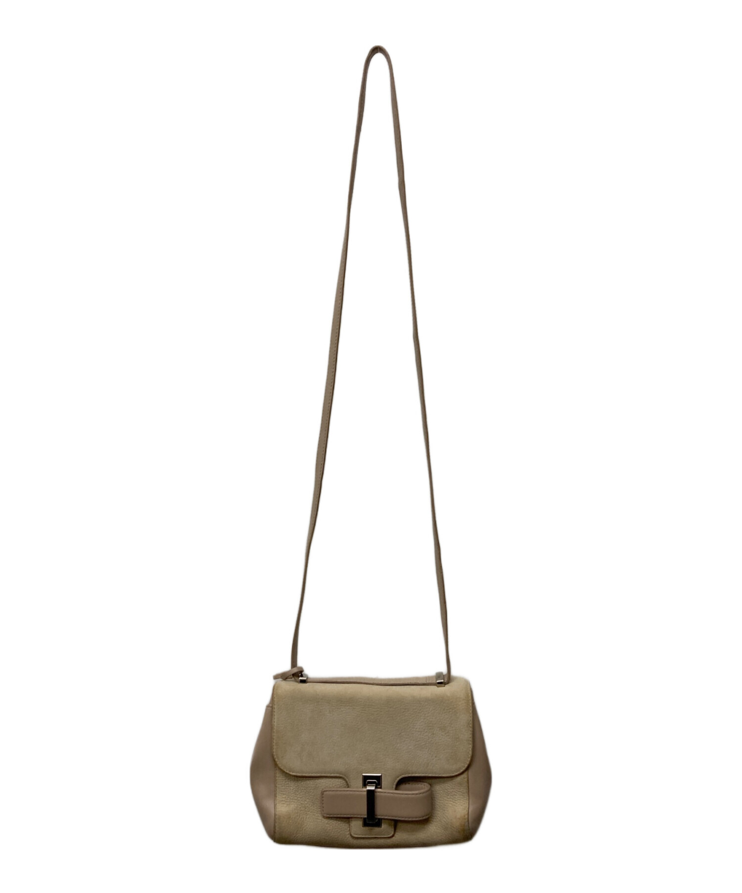 中古・古着通販】DELVAUX (デルヴォー) ショルダーバッグ ベージュ 