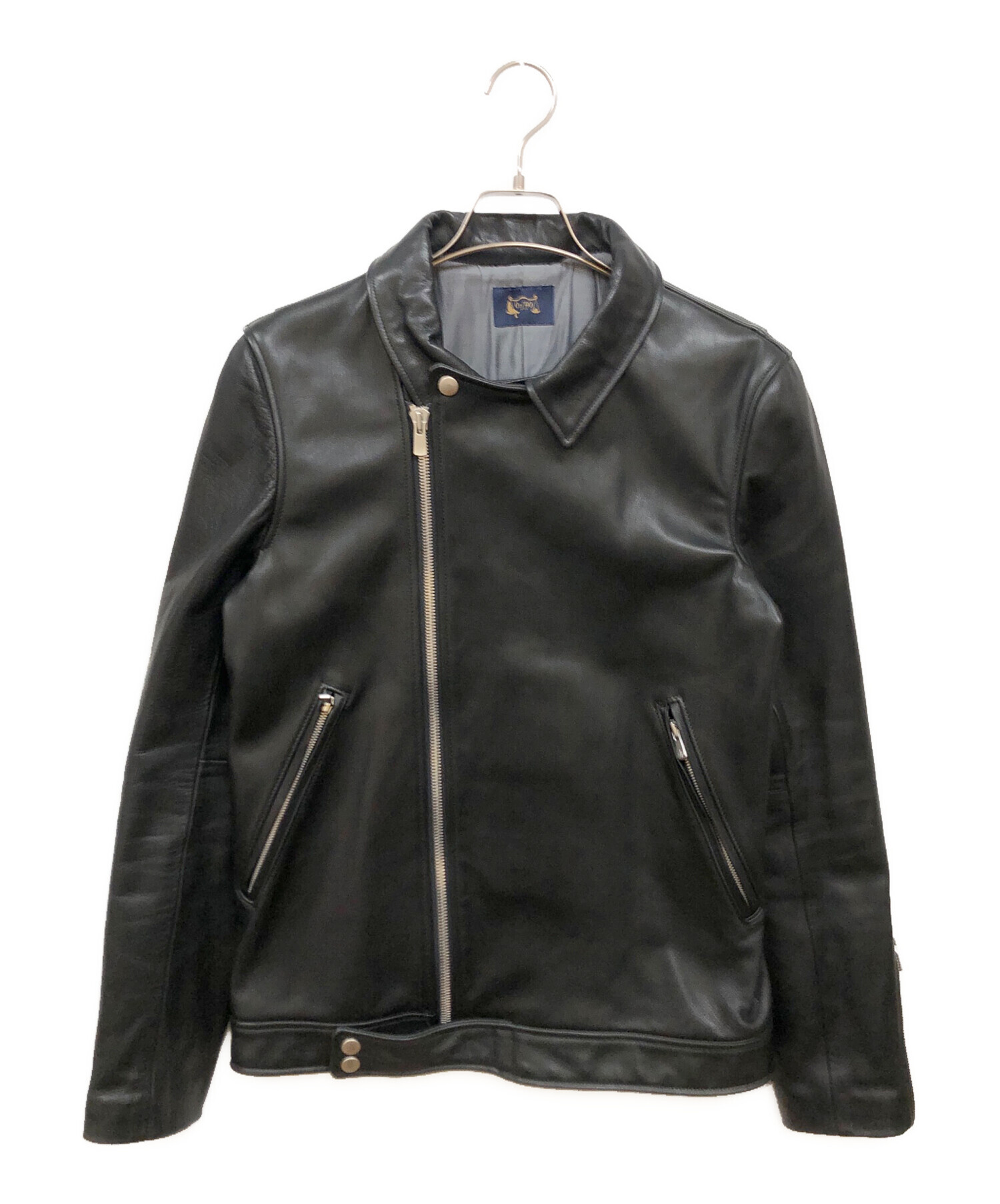 中古・古着通販】ONOFF (オノフ) ホースレザーダブルレザージャケット 