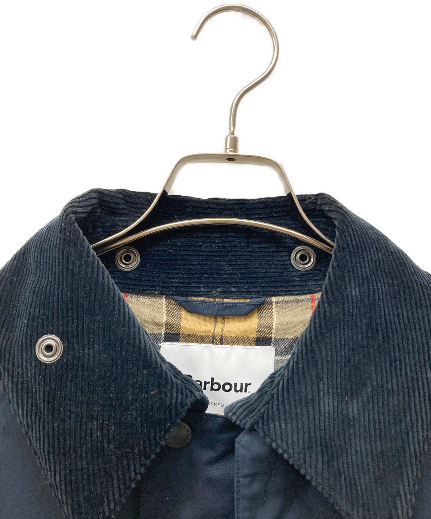 Barbour (バブアー) BURGHLEY ネイビーSIZE 38 Barbour Burghley バブアー バーレーネイビー サイズ38