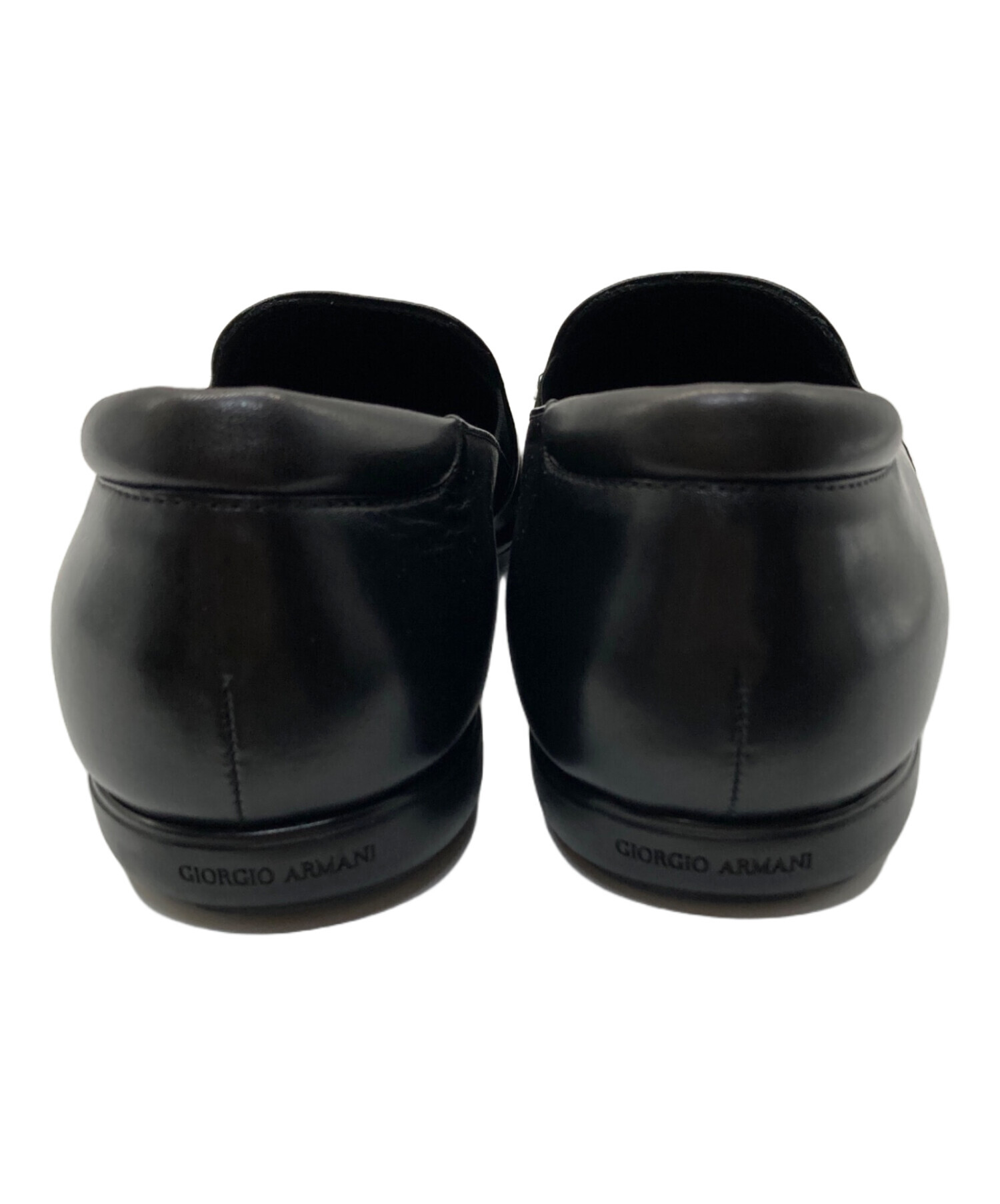 【極美品】GIORGIO ARMANI パンプス ヒール 40サイズ ブラック 中古・古着通販】GIORGIO ARMANI (ジョルジョアルマーニ