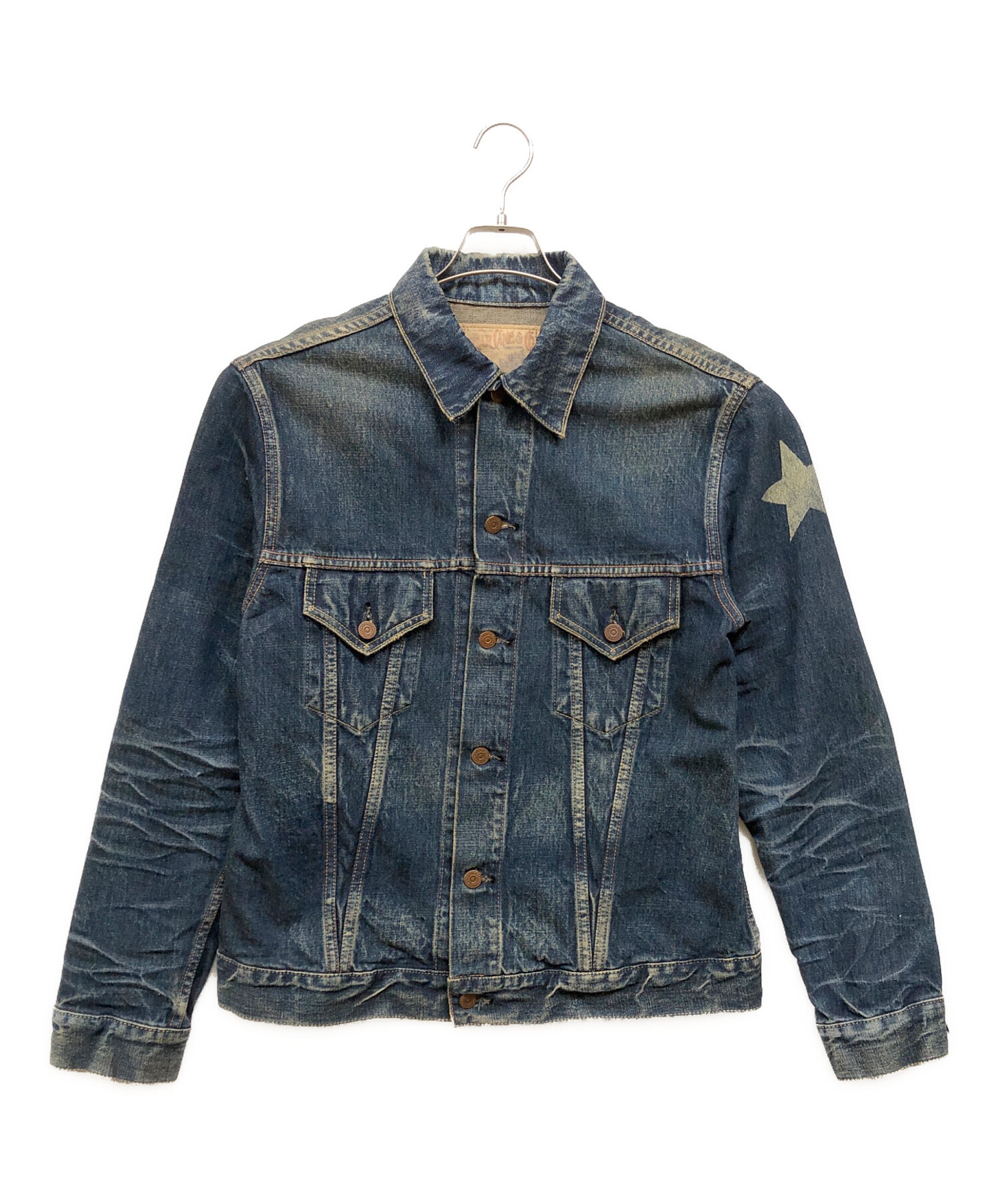 ジャケット・アウター SUGAR CANE 14oz.FIBER DENIM STAR JACKET SUGAR CANE（シュガーケン） 】 【 14oz. 】 SUGAR CANE FIBER