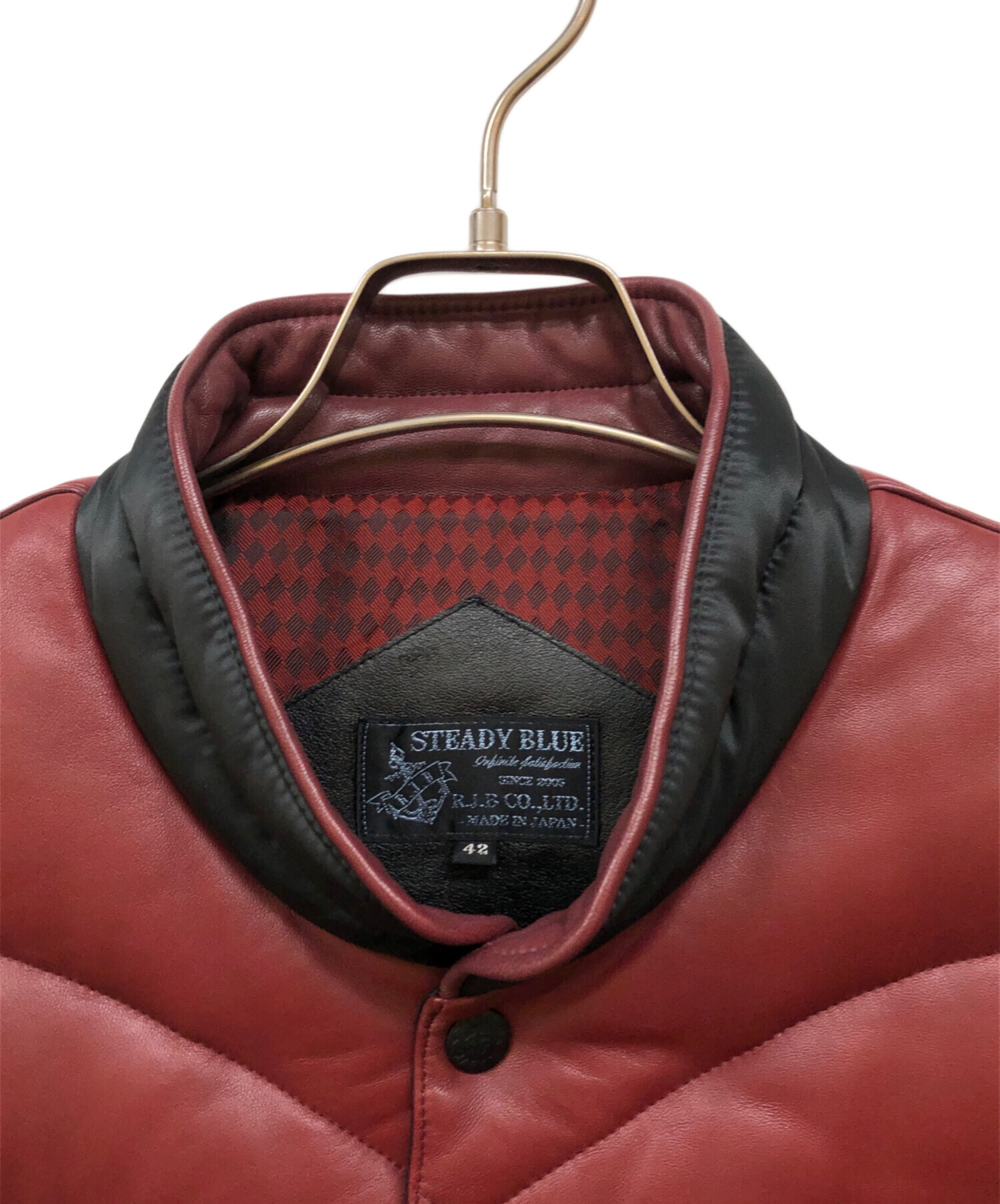 中古・古着通販】R.J.B (アールジェイビー) STEADY BLUE レザーヨーク 