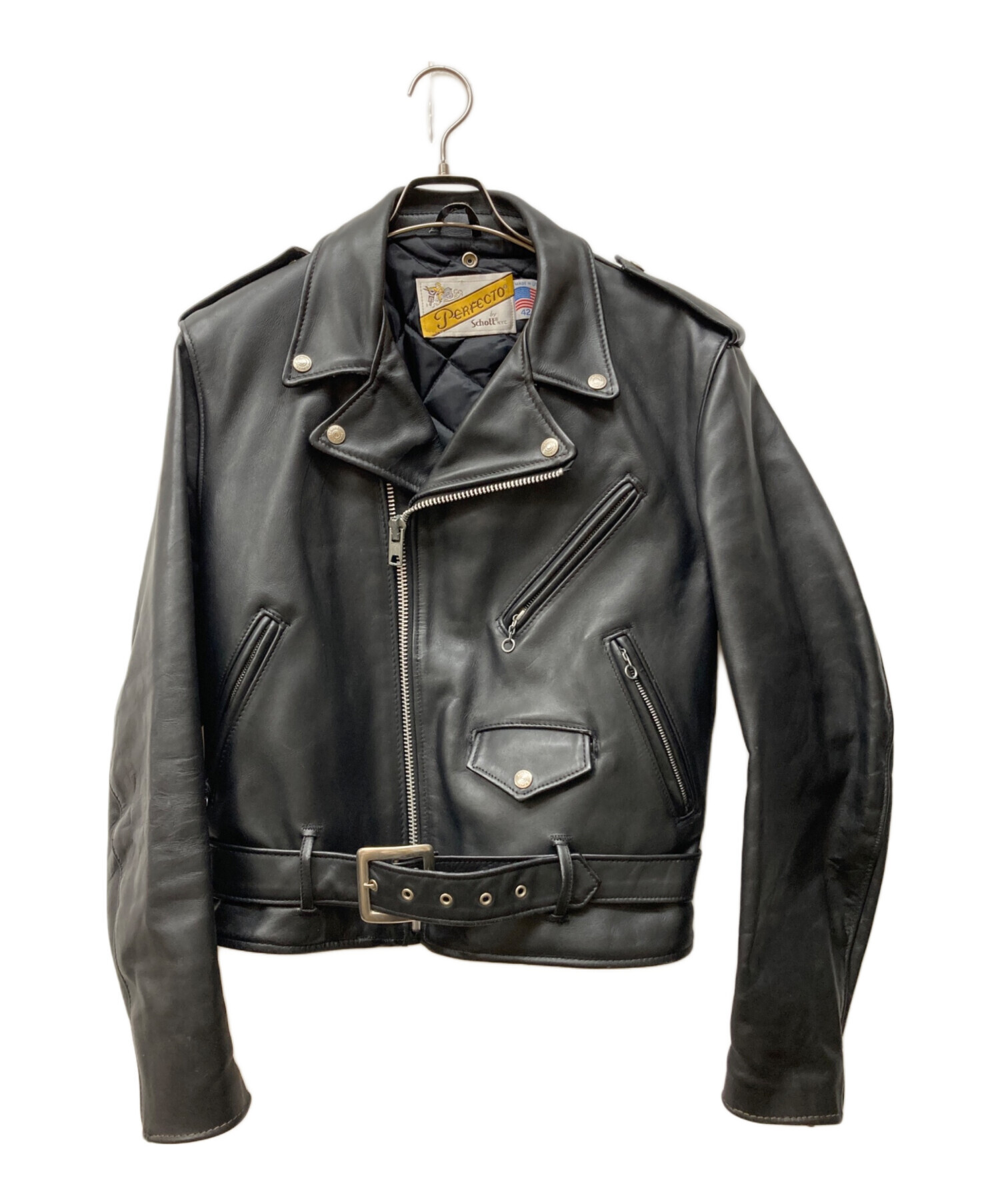 ジャケット・アウター Schott Perfecto 618 Mythical USA black Perfecto® jacket, cowhide - 618 | Schott NYC®